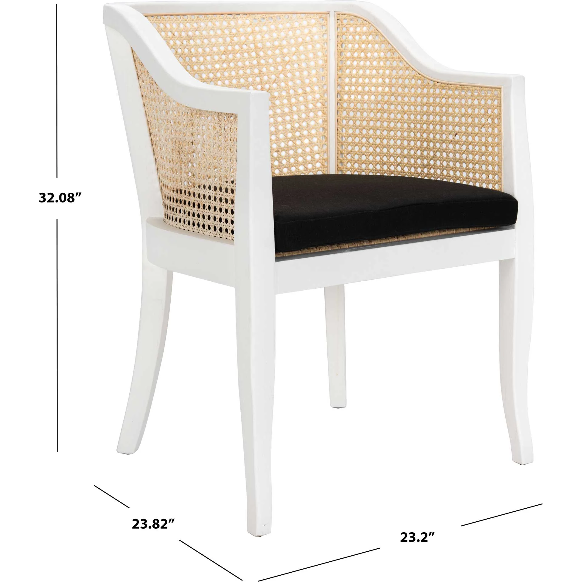 Ricardo Dining Chair White/Natural - Image 8