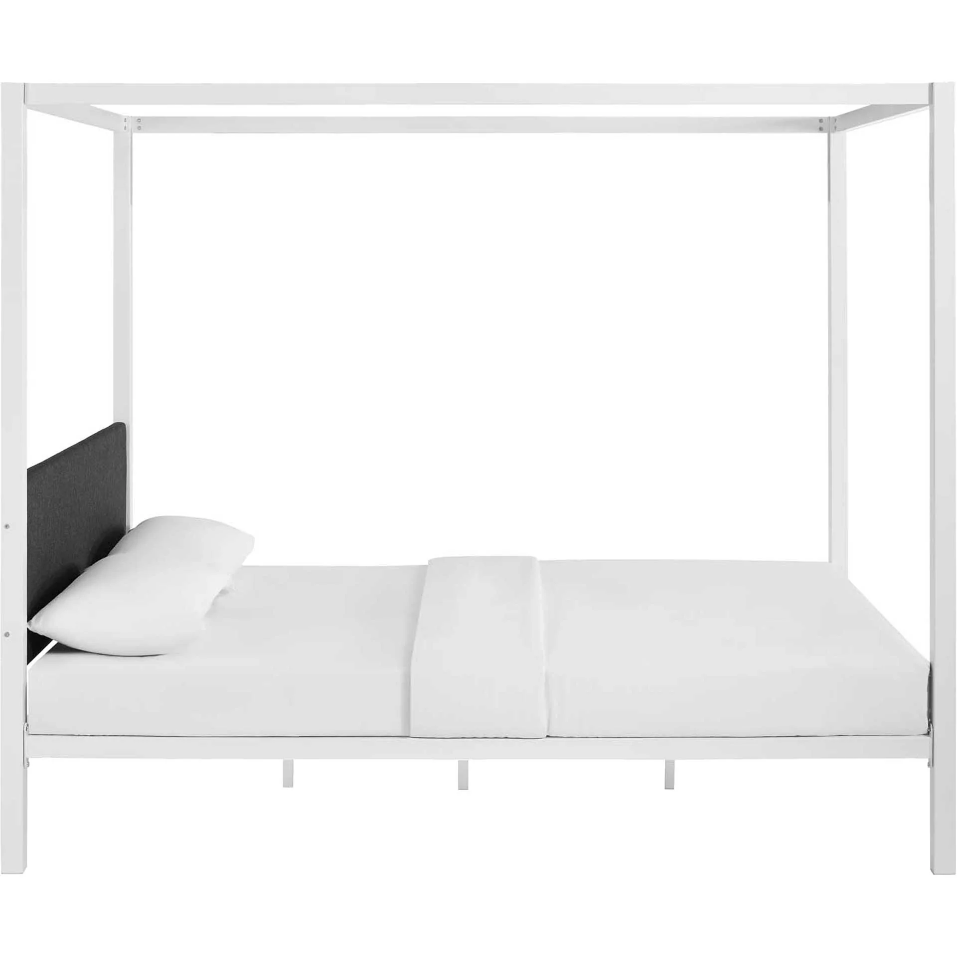 Richard Bed Frame White/Gray - Image 3