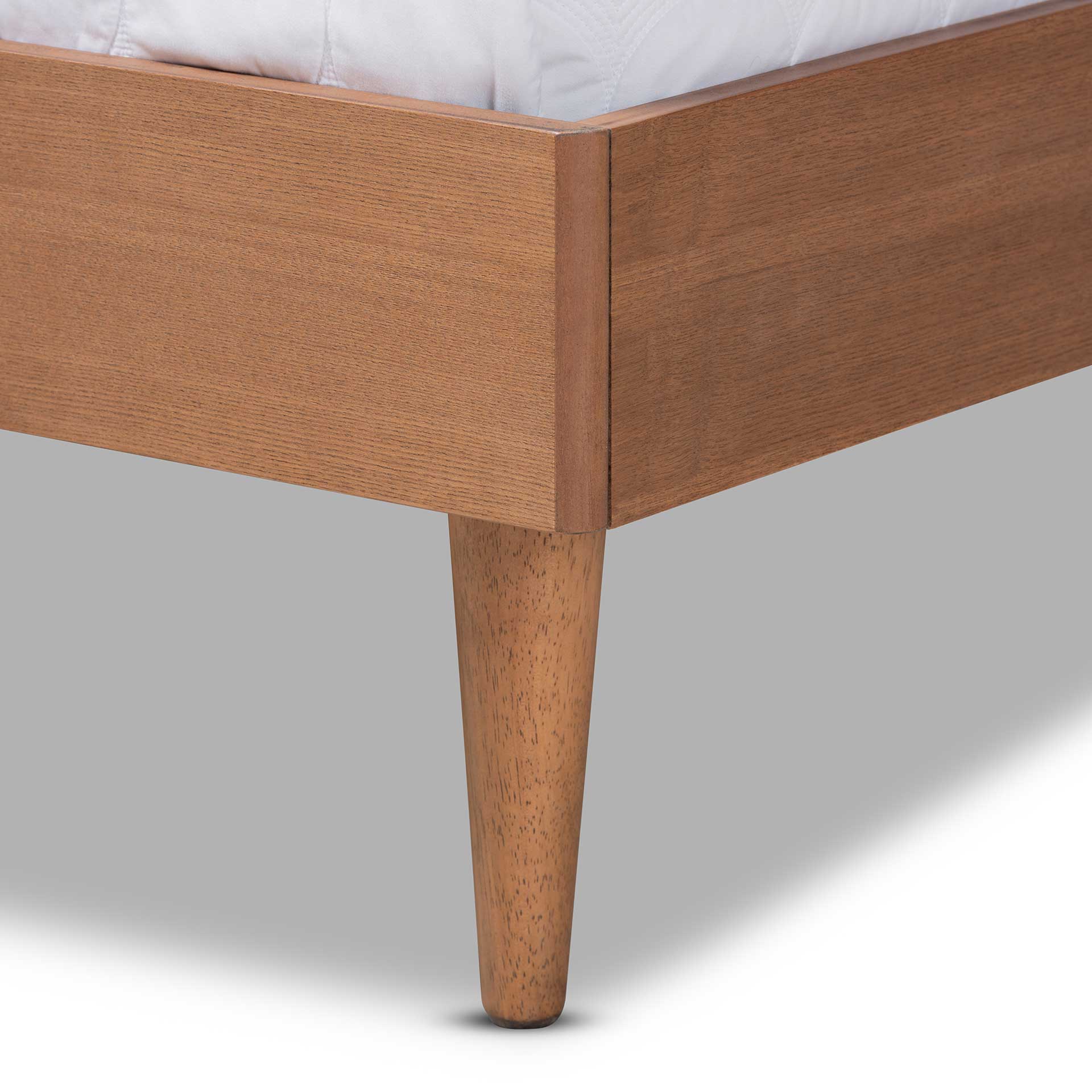 Richard Wood/Synthetic Rattan Bed Ash Walnut - Image 4