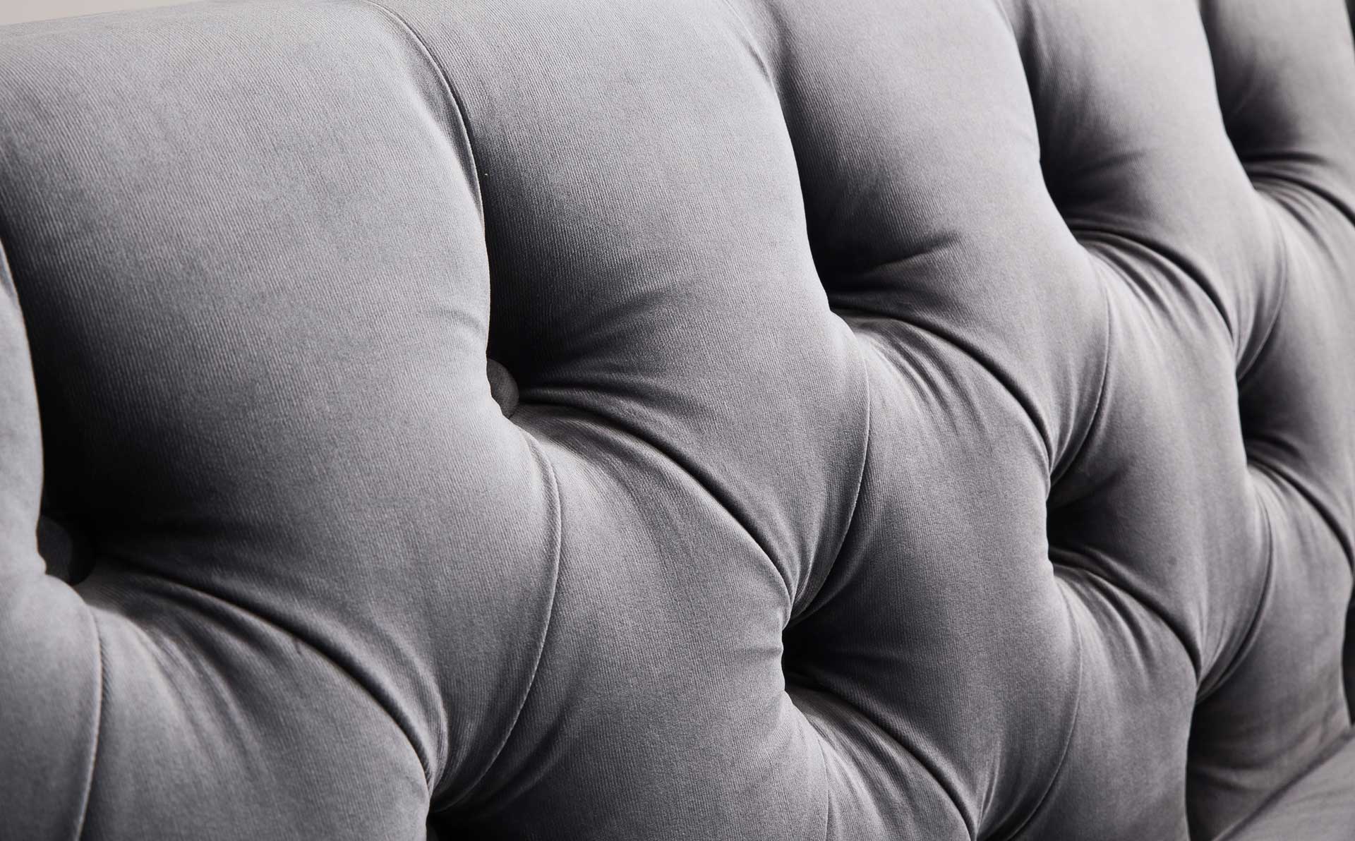 Ridge Velvet Sofa Gray - Image 6