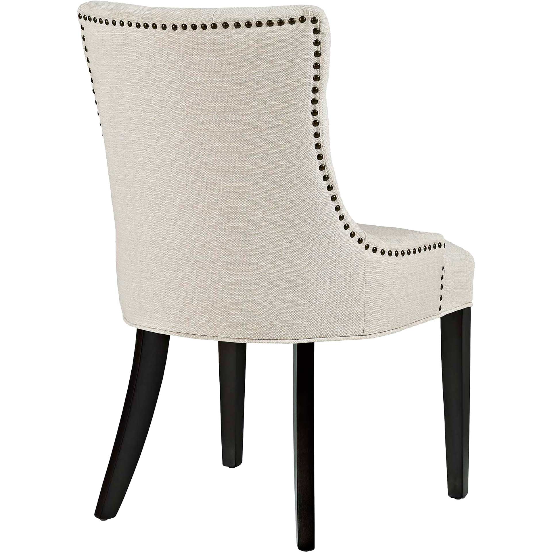 Riley Fabric Dining Chair Beige - Image 3