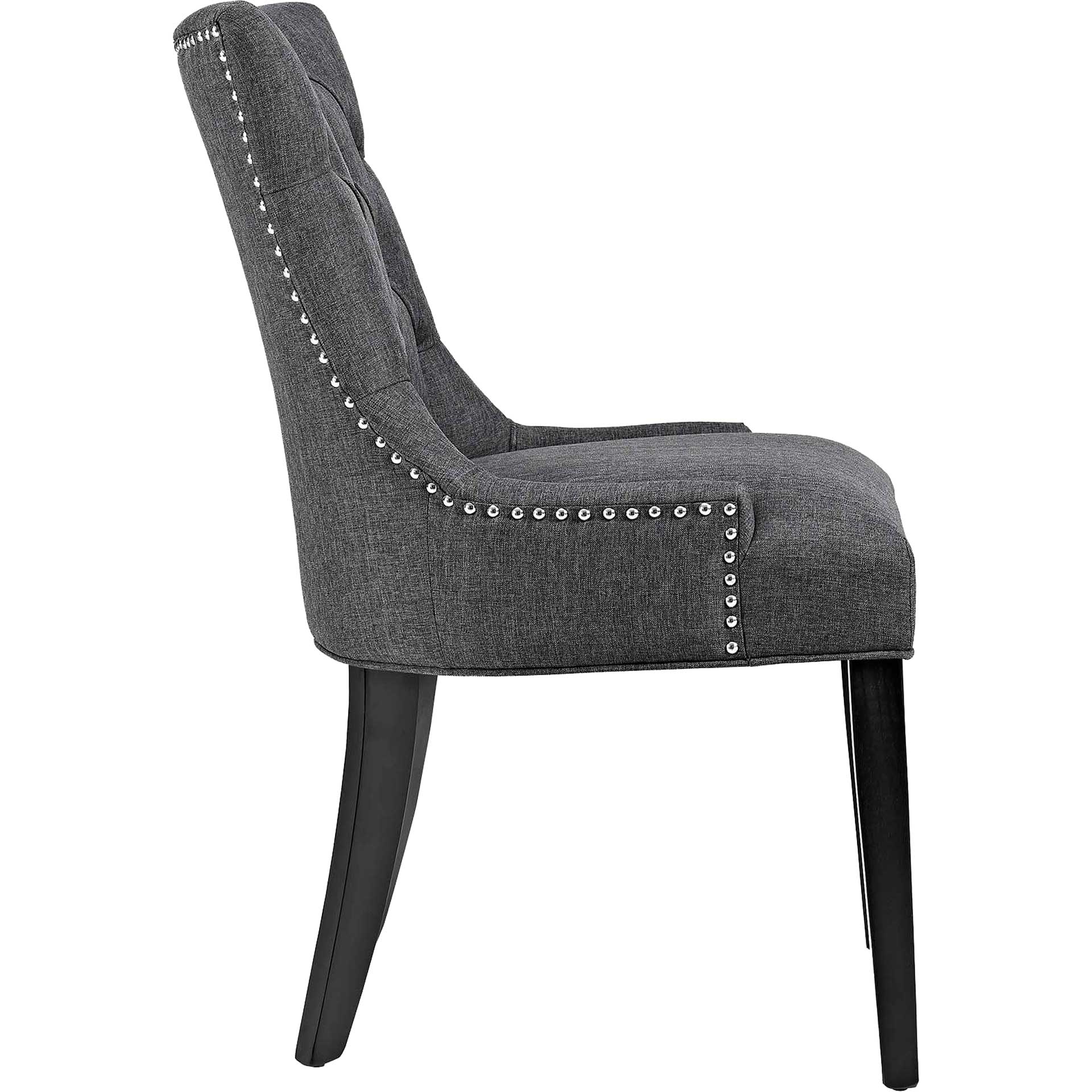 Riley Fabric Dining Chair Gray - Image 2