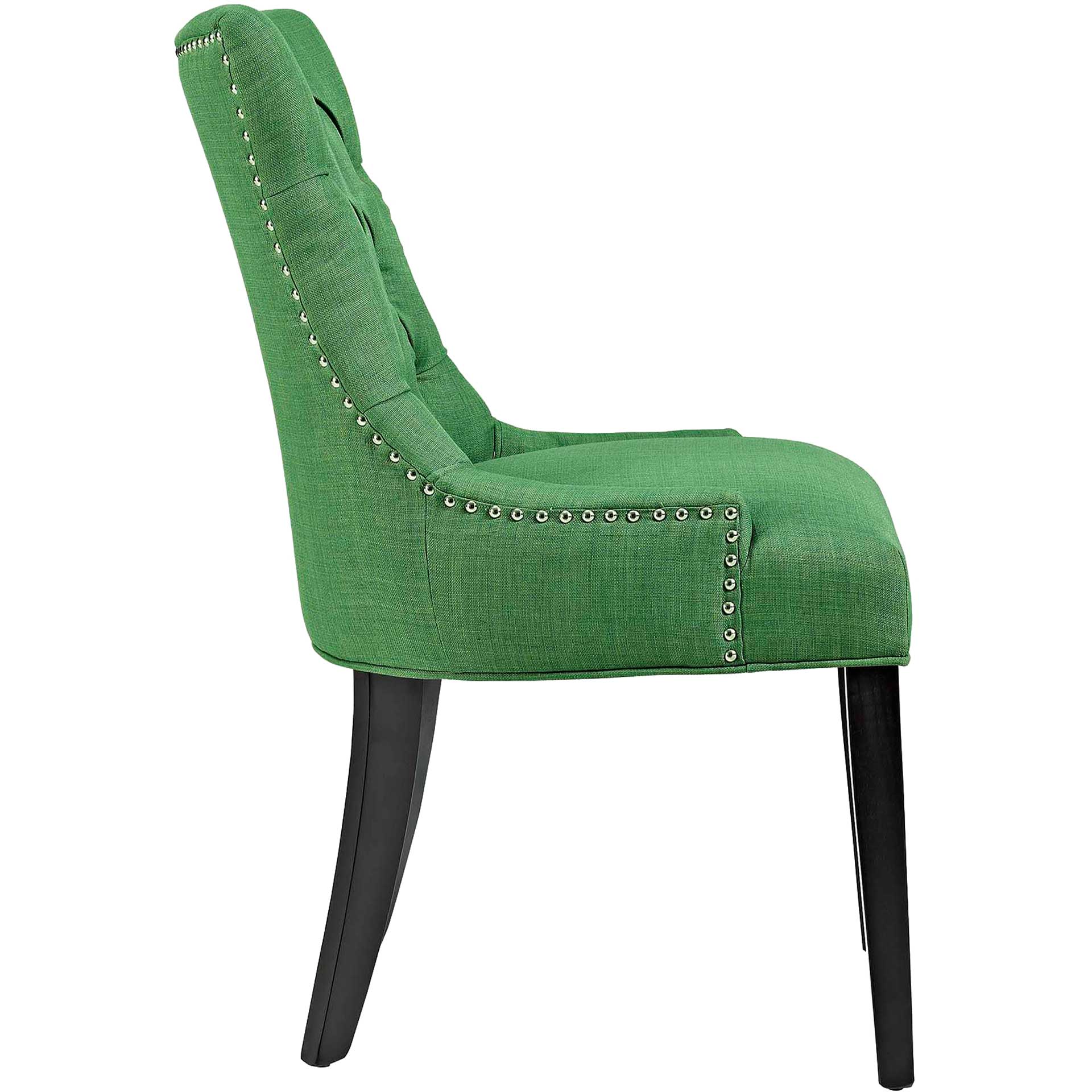 Riley Fabric Dining Chair Kelly Green - Image 2