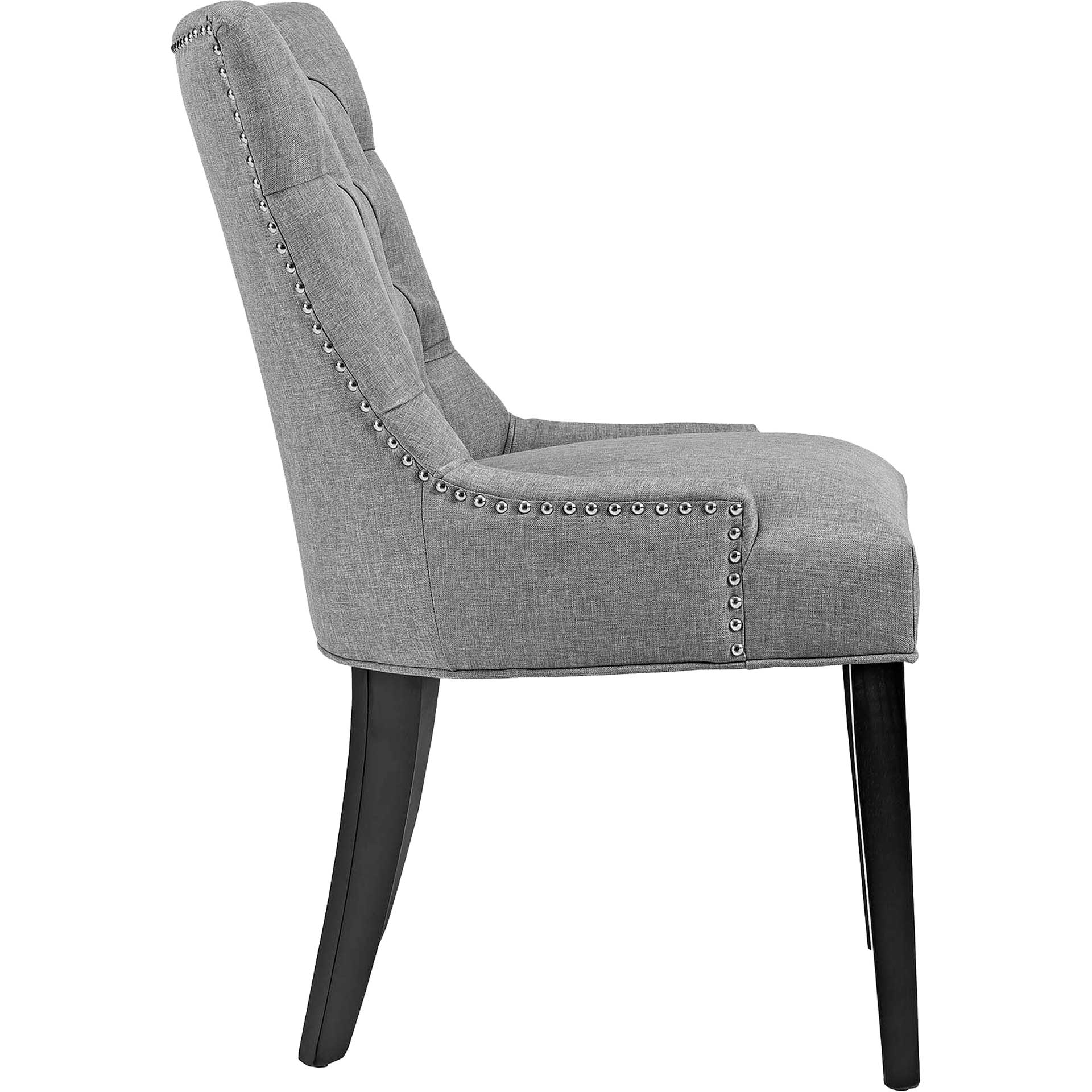 Riley Fabric Dining Chair Light Gray - Image 2