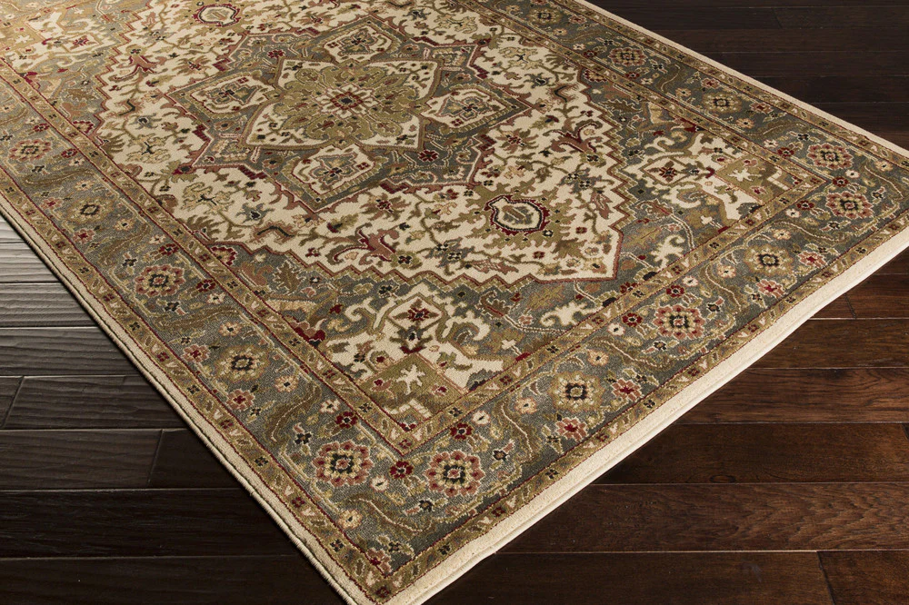 Riley Gray/Olive Area Rug - Image 2