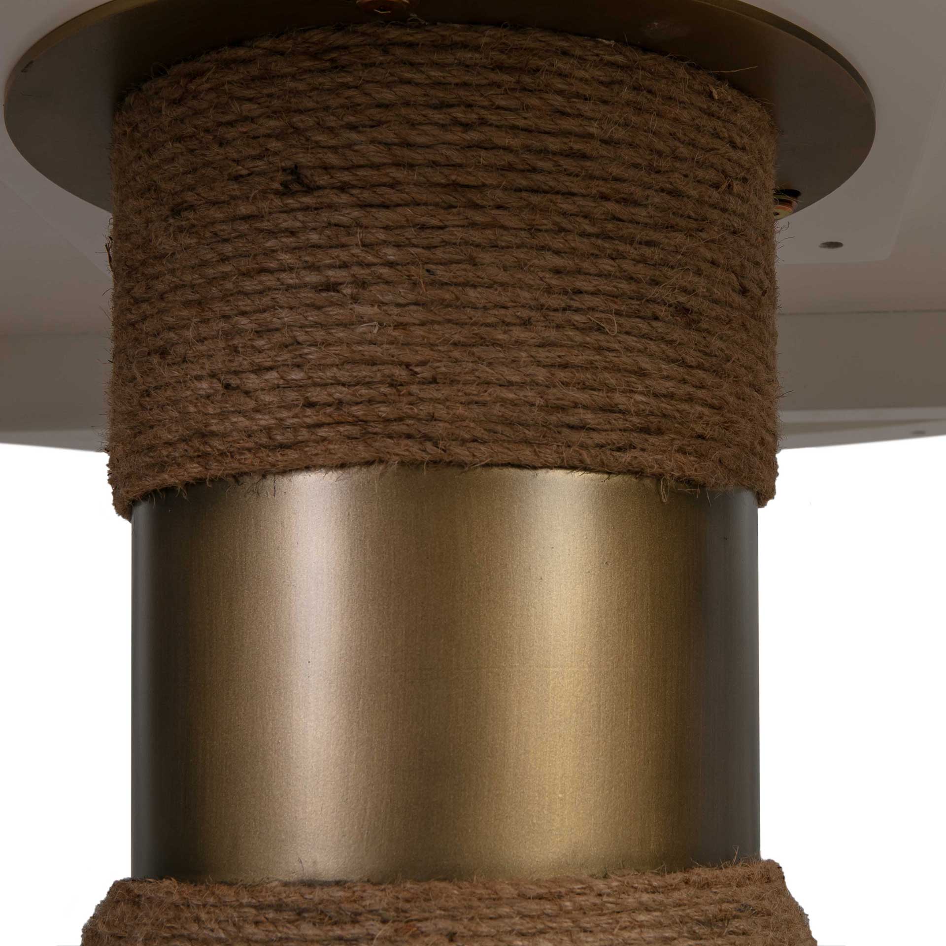 Riley Natural Rope Round Table White - Image 3