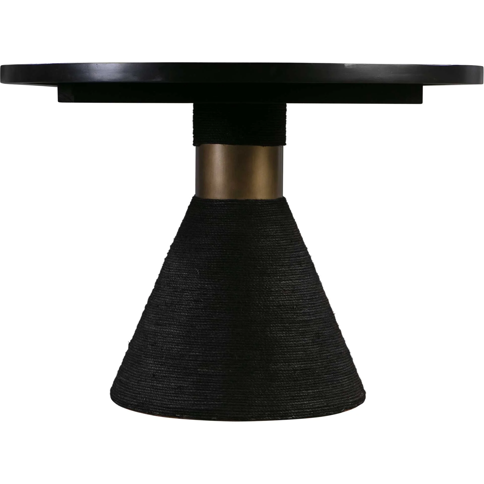 Riley Rope Oval Table Black - Image 4