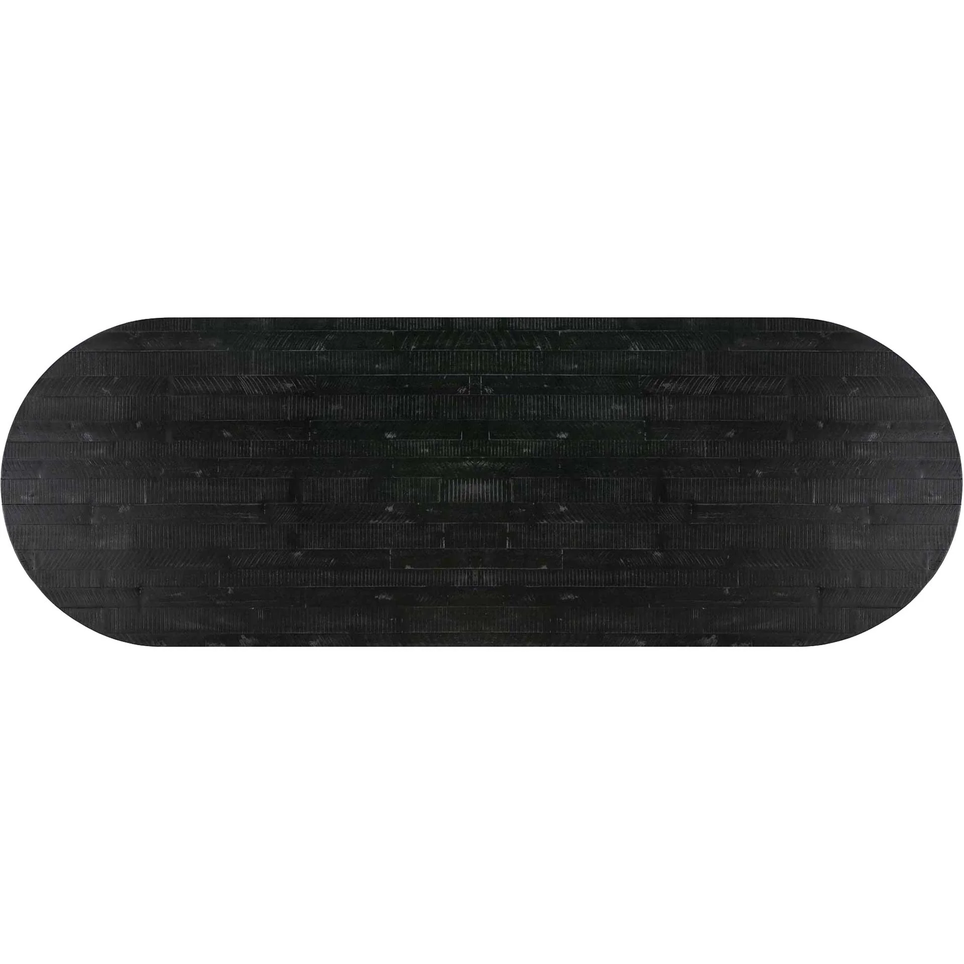 Riley Rope Oval Table Black - Image 5