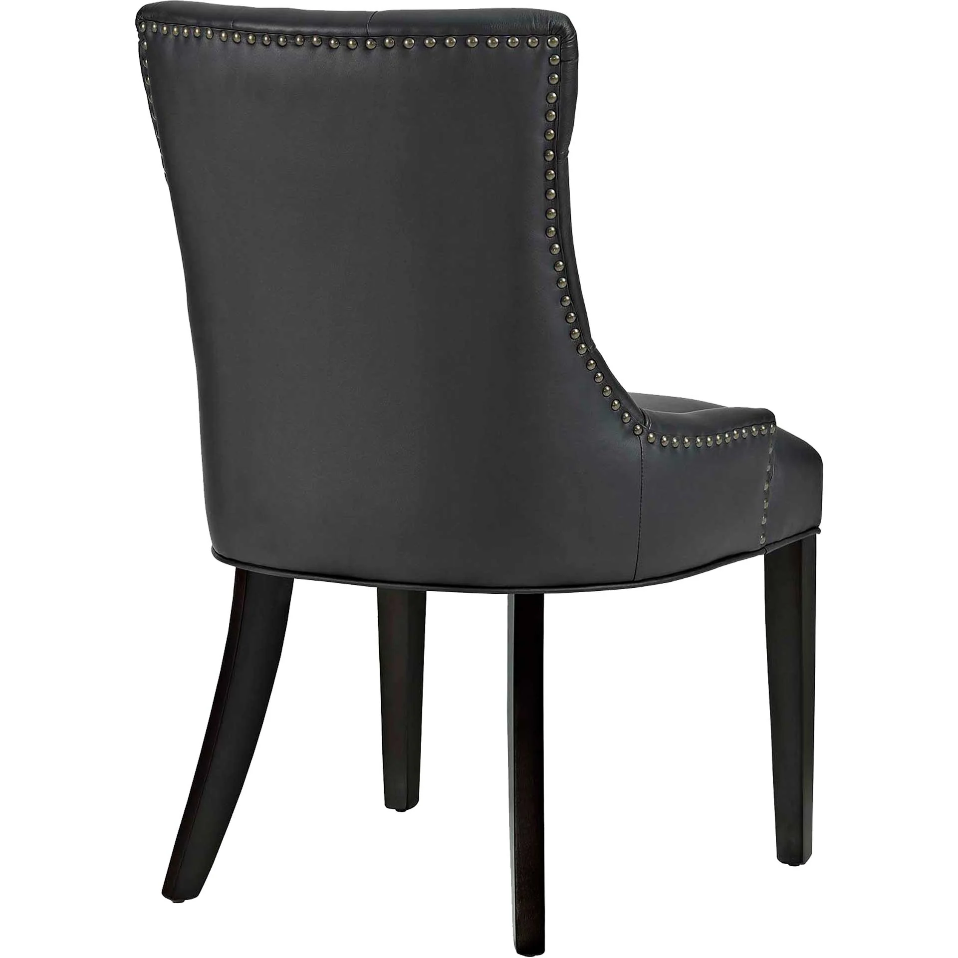 Riley Vinyl Dining Chair Black - Image 3