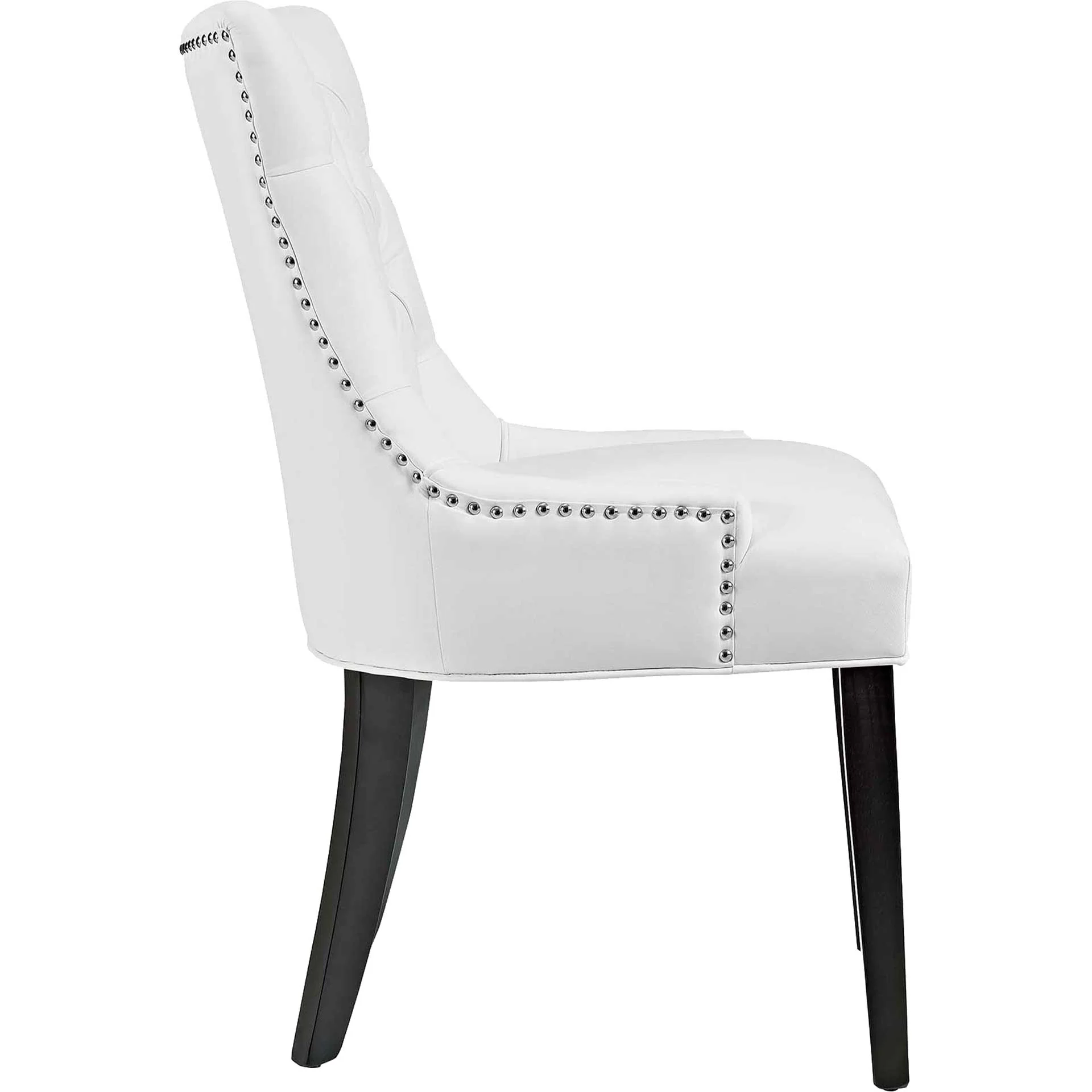 Riley Vinyl Dining Chair White - Image 2