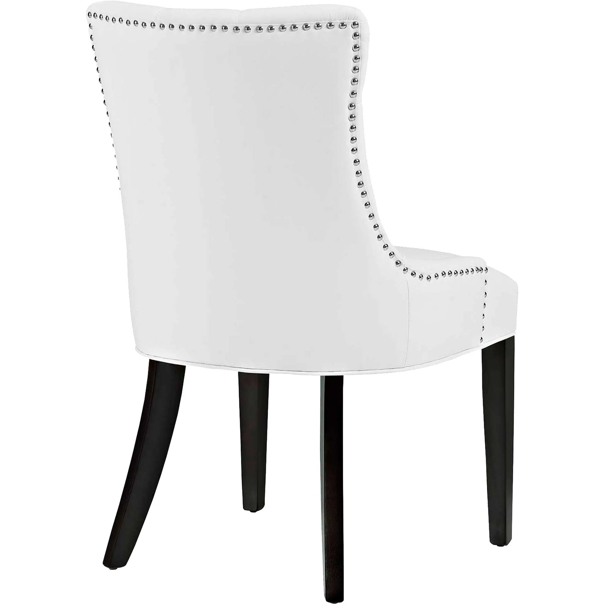 Riley Vinyl Dining Chair White - Image 3