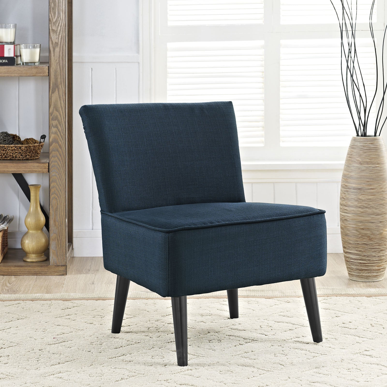Risa Fabric Side Chair Azure - Image 4