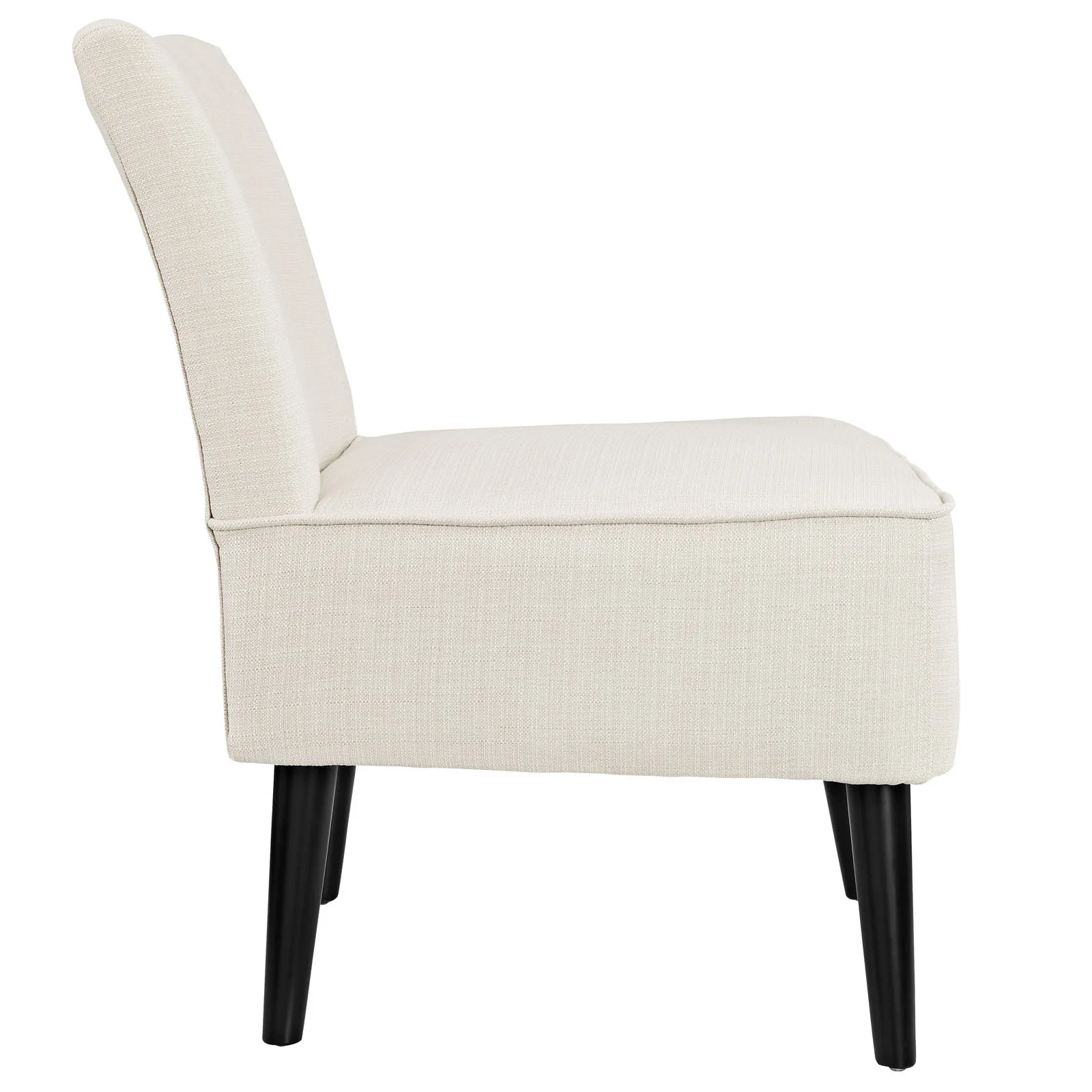 Risa Fabric Side Chair Beige - Image 2