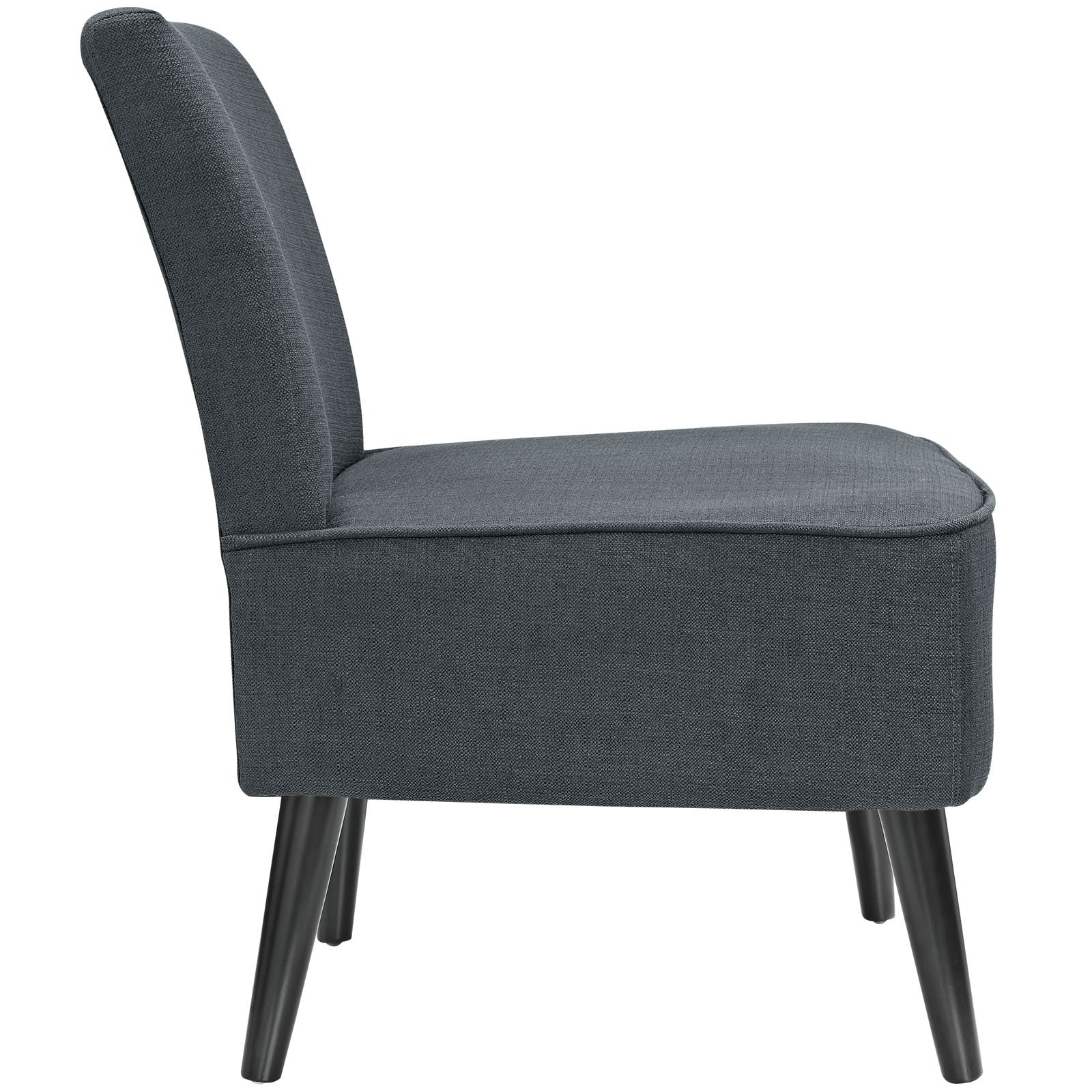 Risa Fabric Side Chair Gray - Image 2
