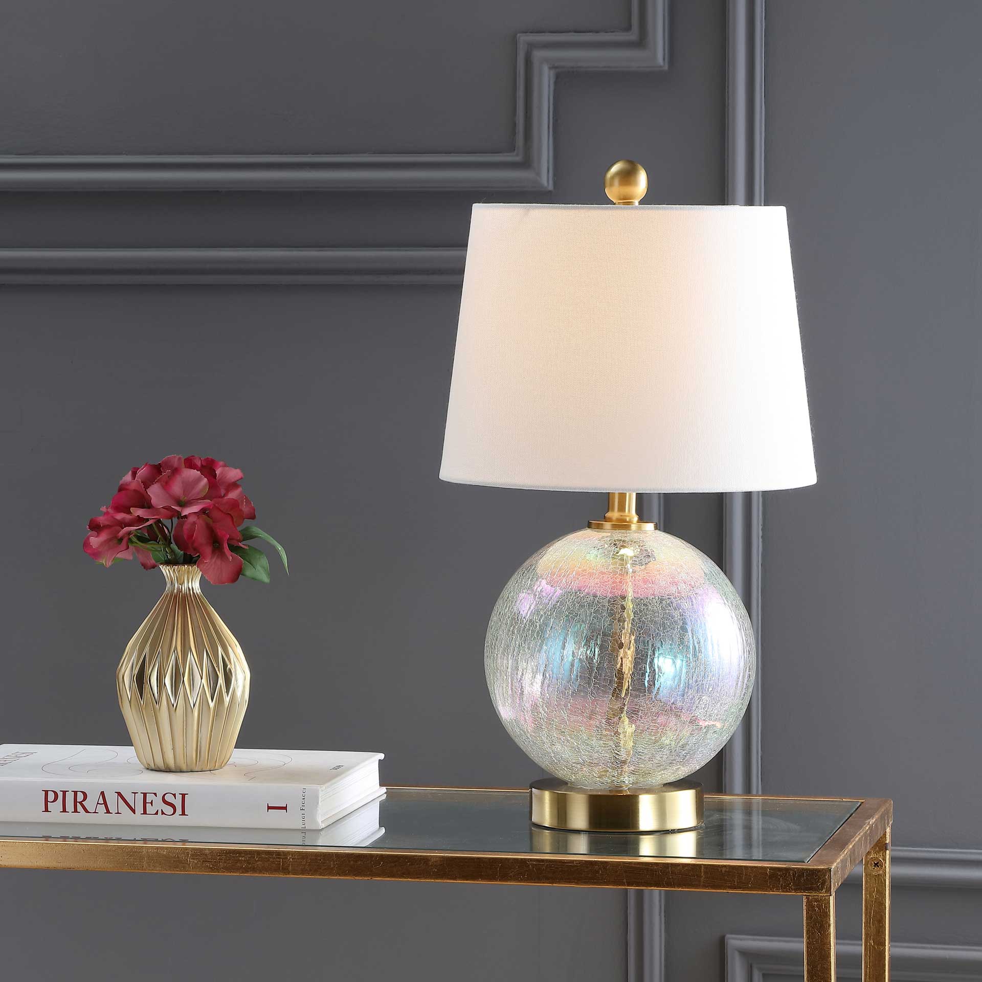Rise Table Lamp Clear/Gold - Image 4