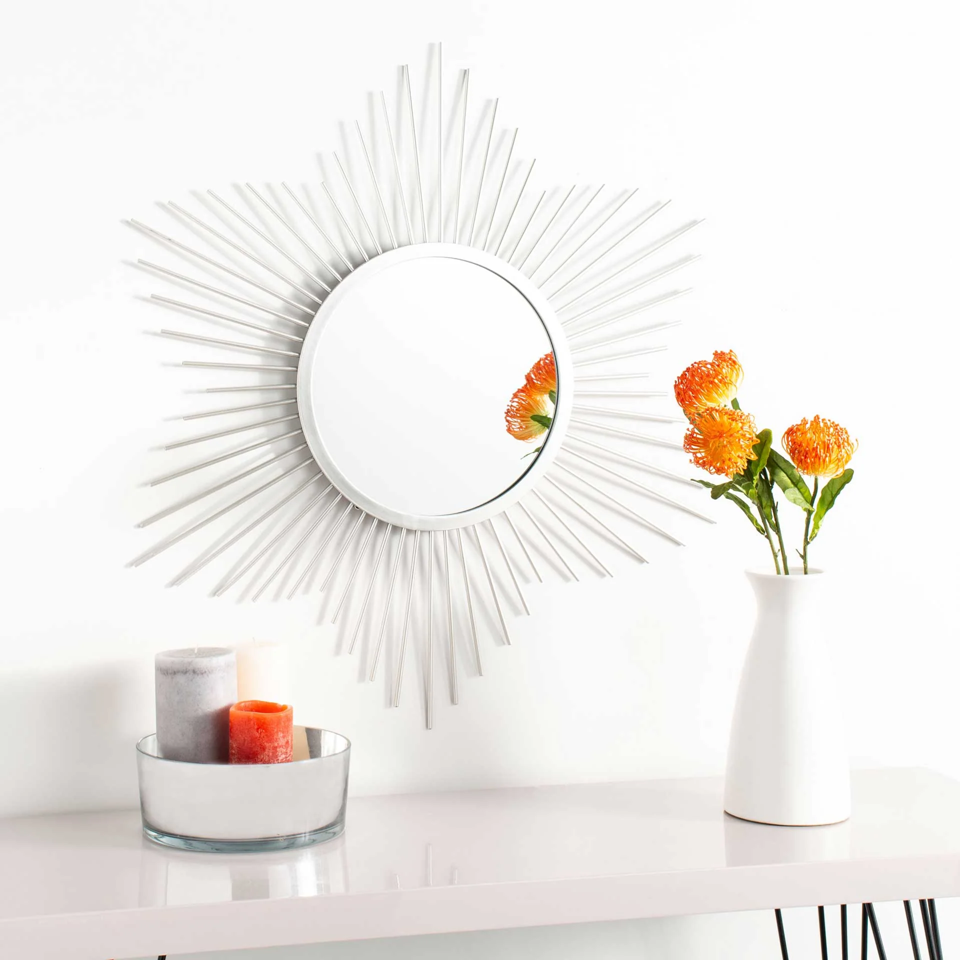 Ritz Sunburst Mirror Silver - Image 4