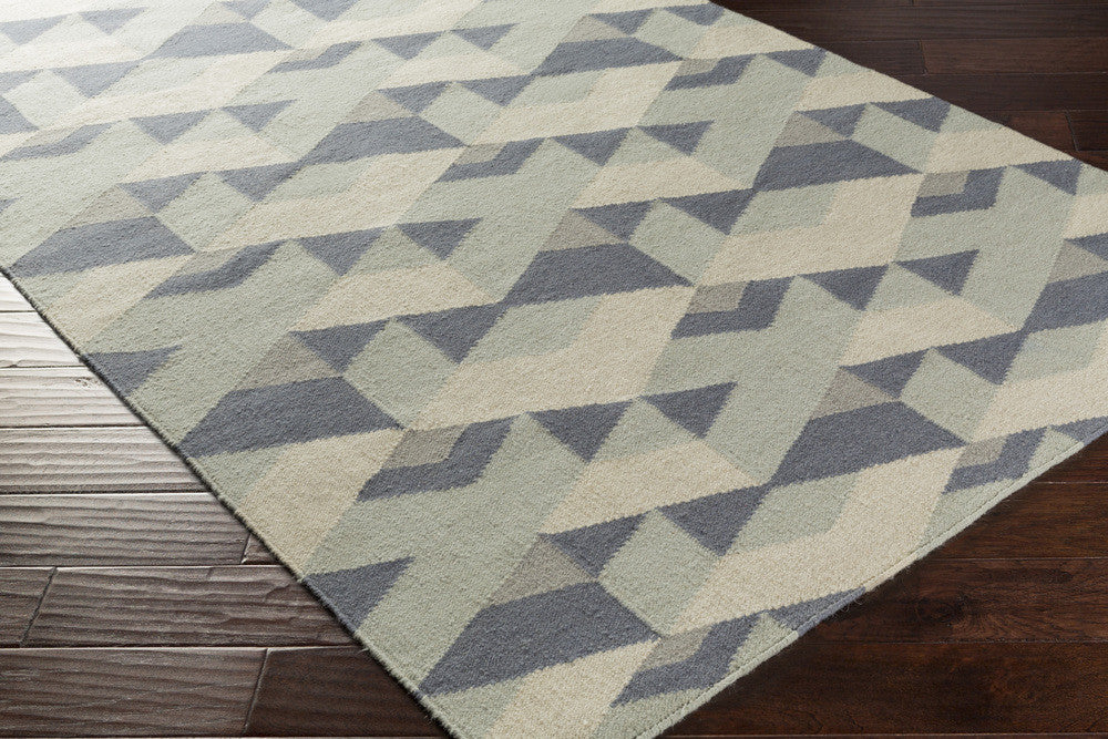 Rivington Gray/Moss/Ivory Area Rug - Image 2