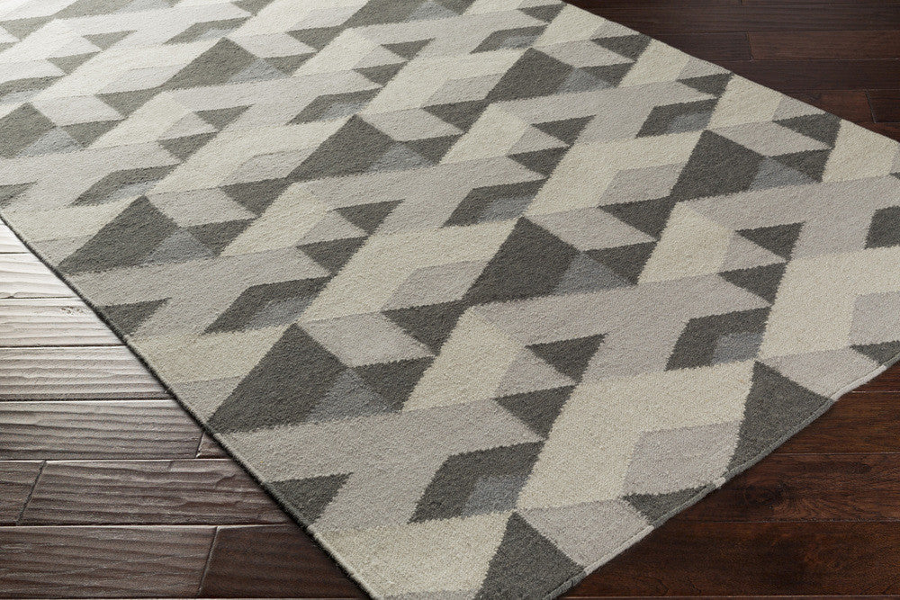 Rivington Light Gray/Gray/Ivory Area Rug - Image 2
