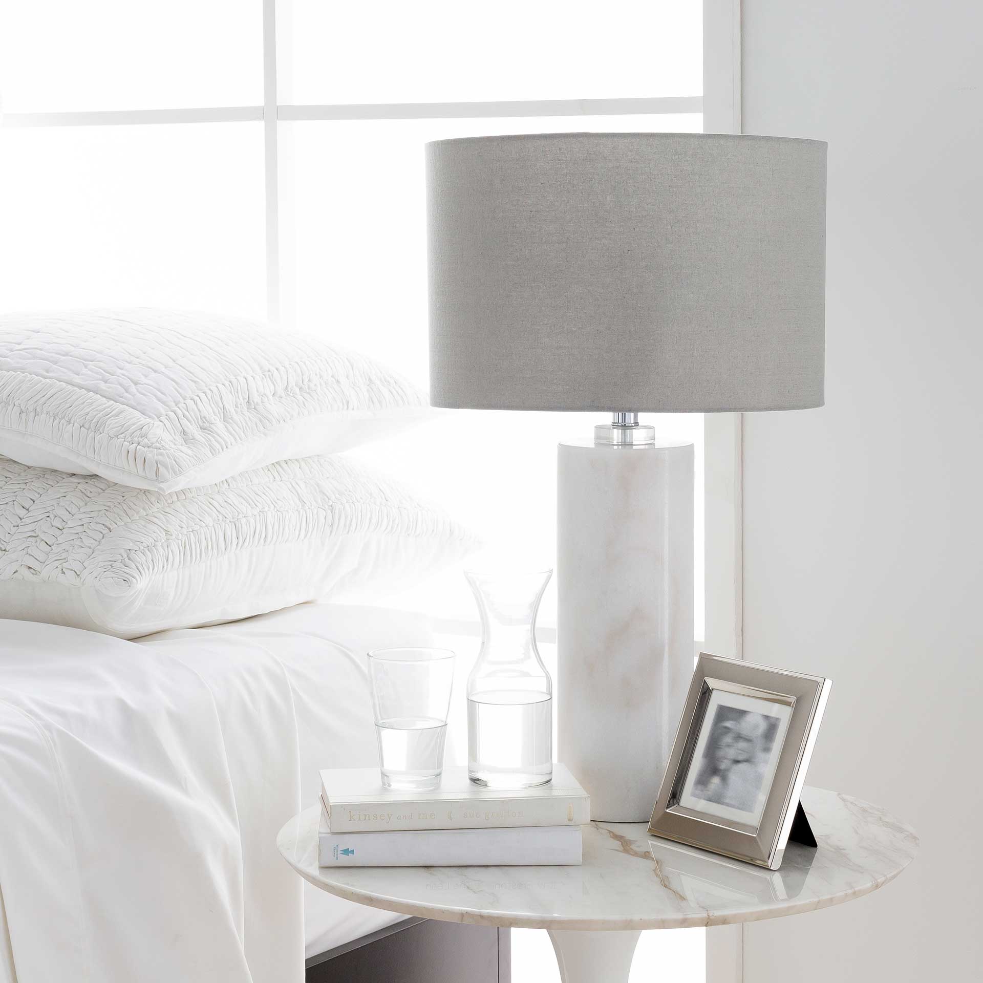 Robert Table Lamp Light Gray/White/Gray - Image 5