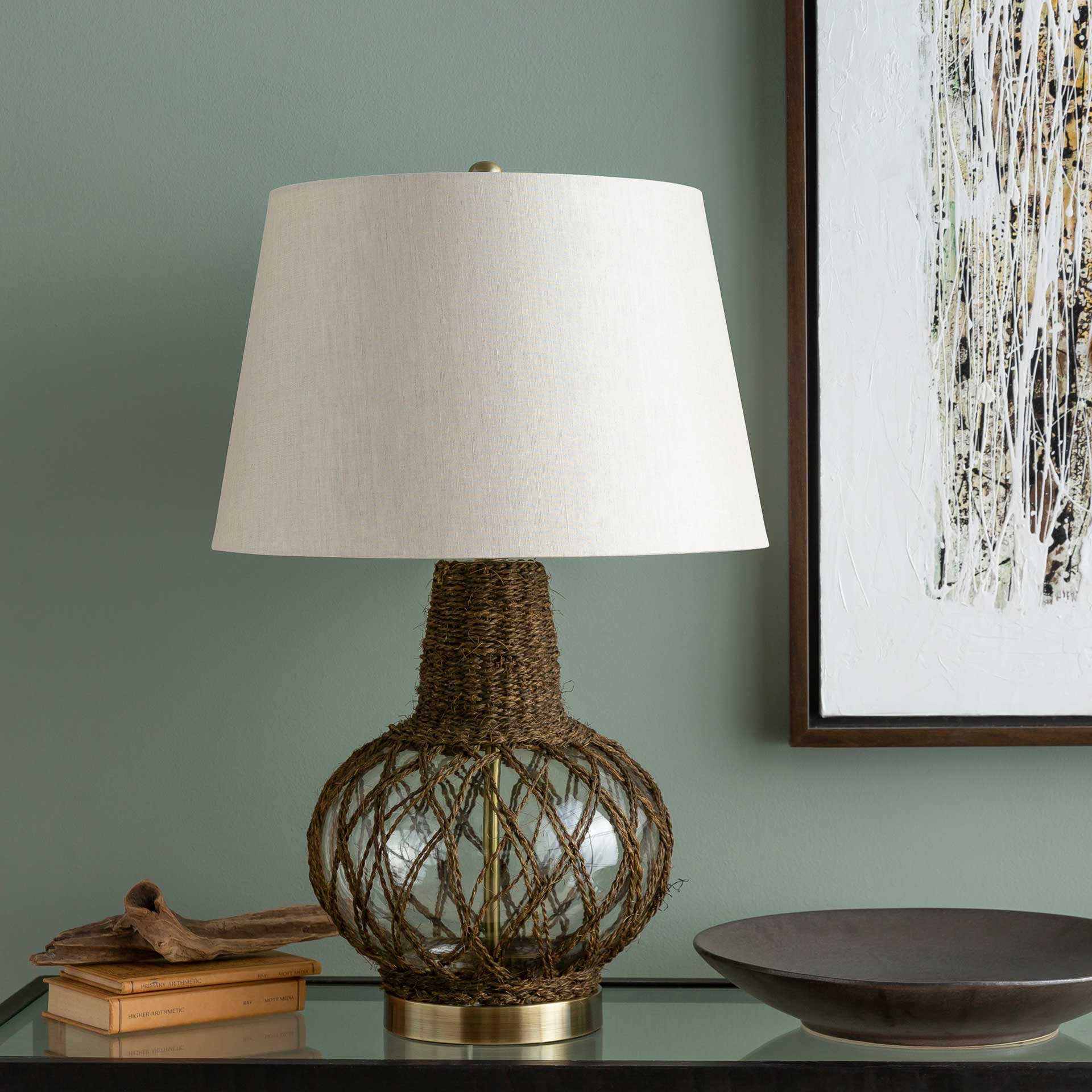 Robin Table Lamp White/Beige - Image 4