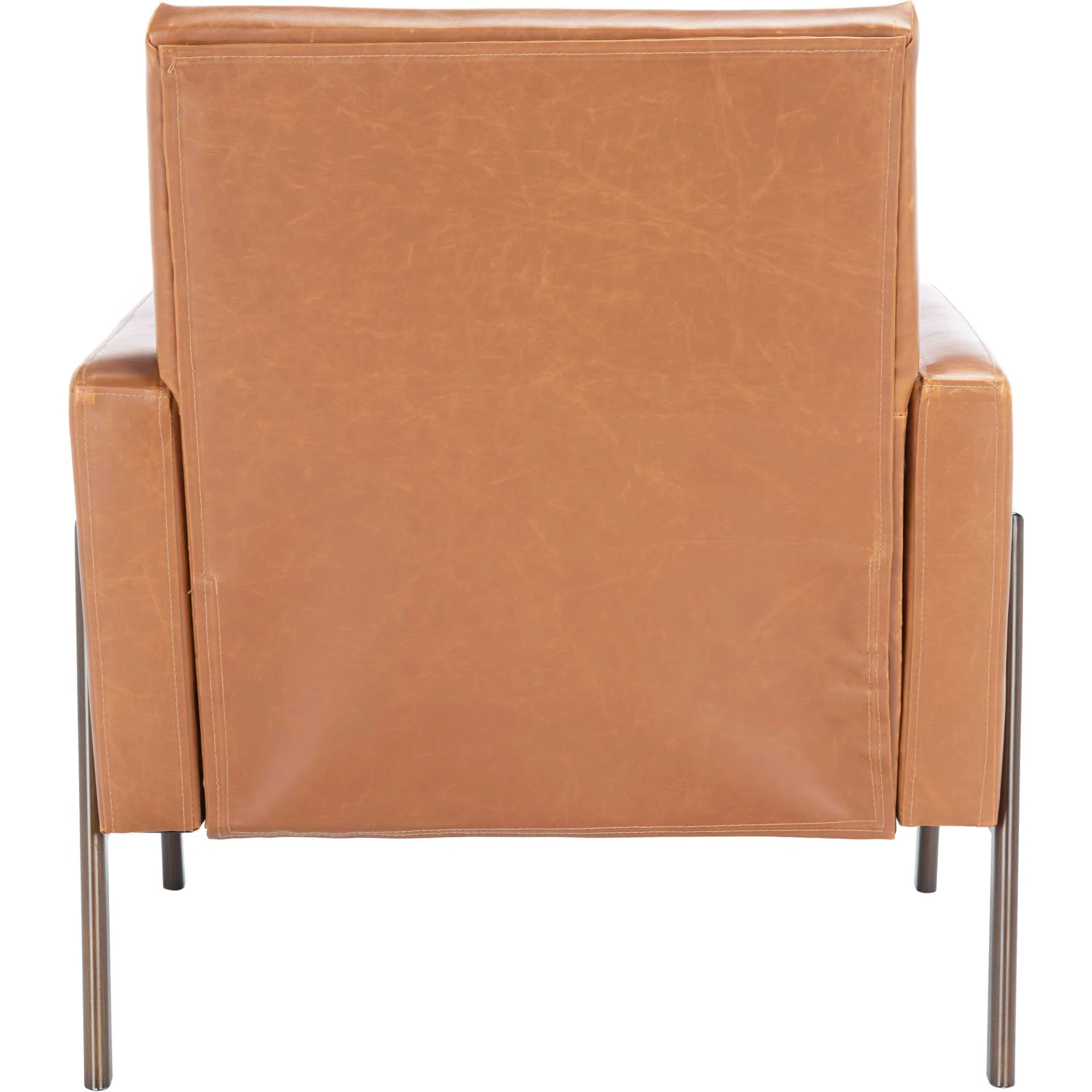 Rocha Sofa Accent Chair Light Brown/Antique Coffee - Image 4