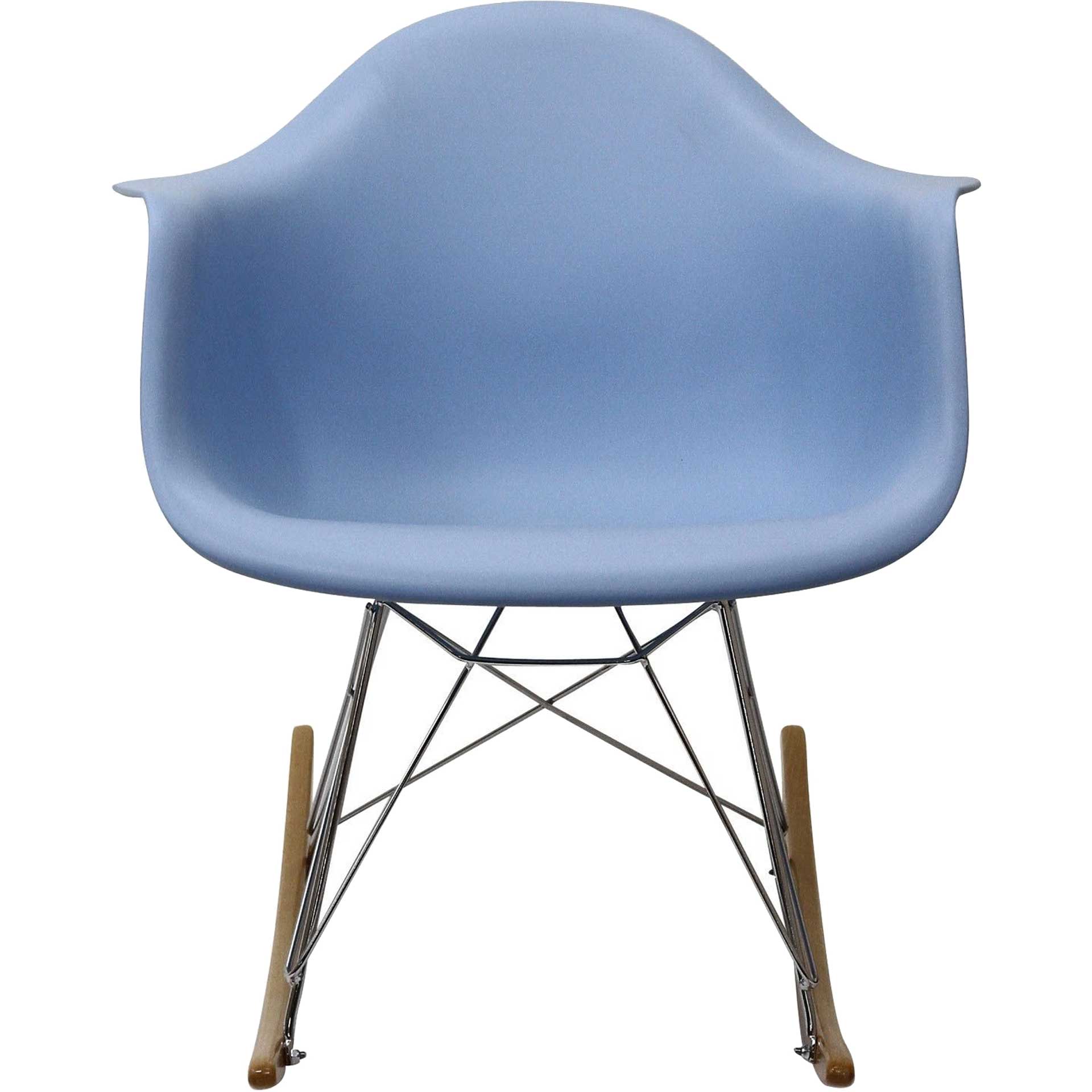 Rocking Lounge Chair Blue - Image 2