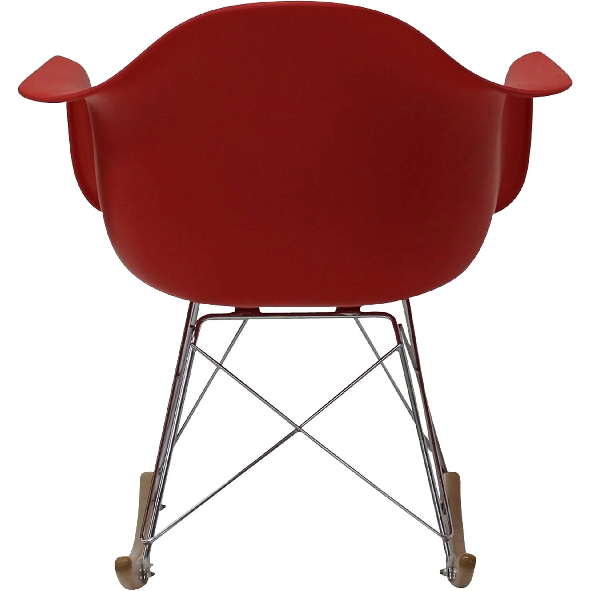 Rocking Lounge Chair Red - Image 4