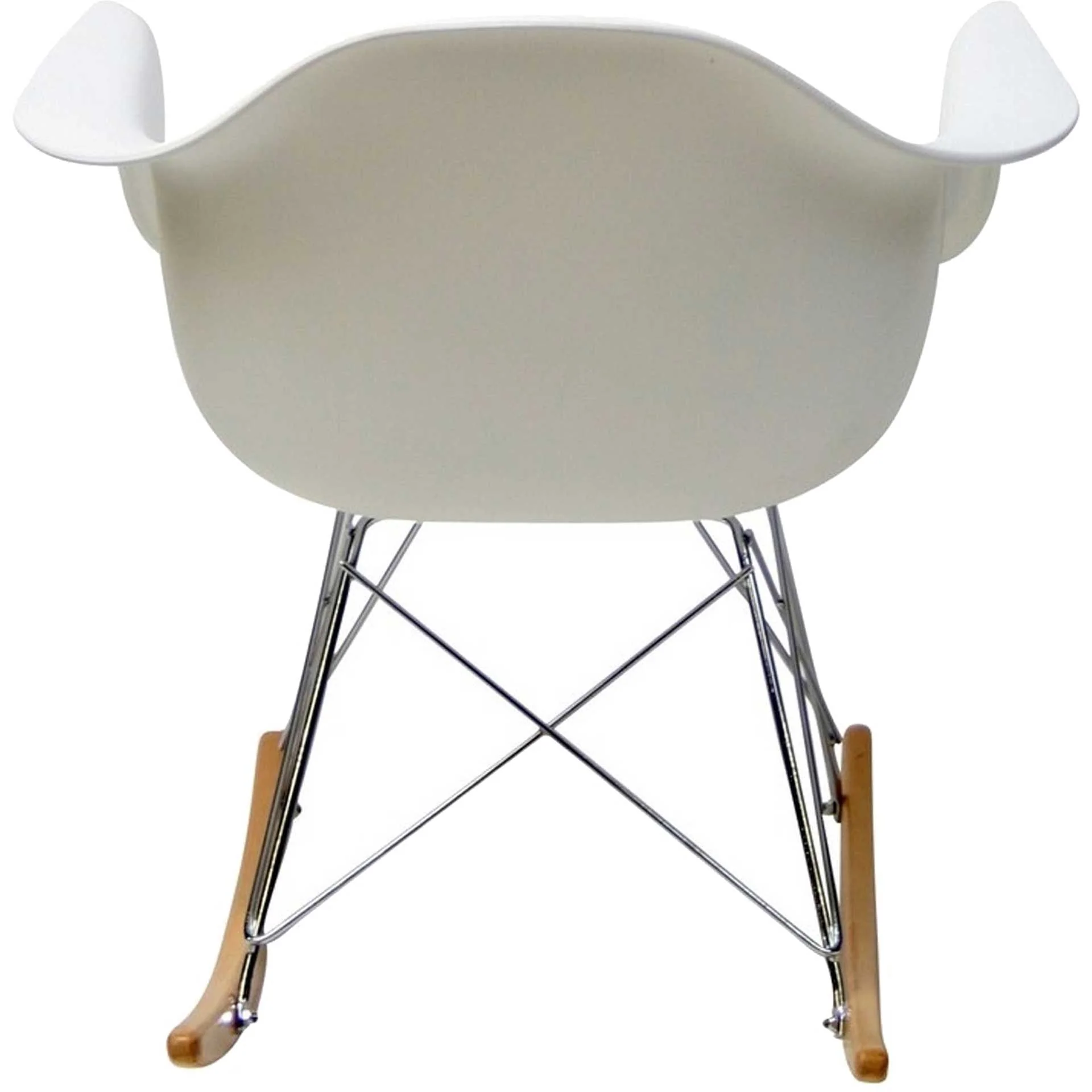 Rocking Lounge Chair White - Image 4