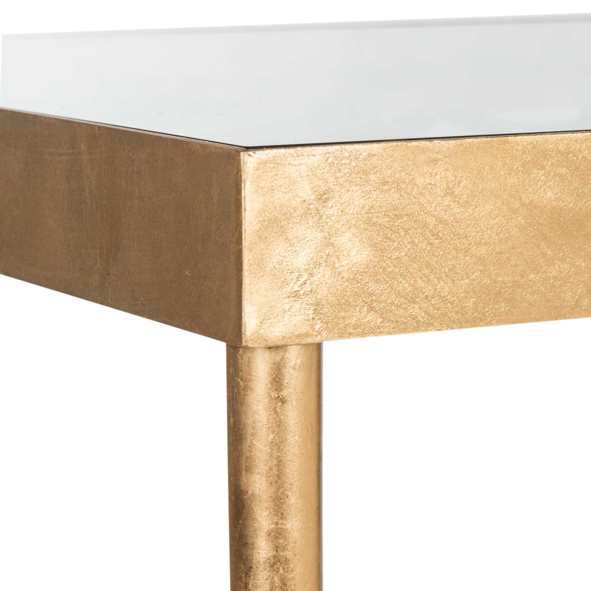 Rodney Butterfly Console Table Antique Gold - Image 5