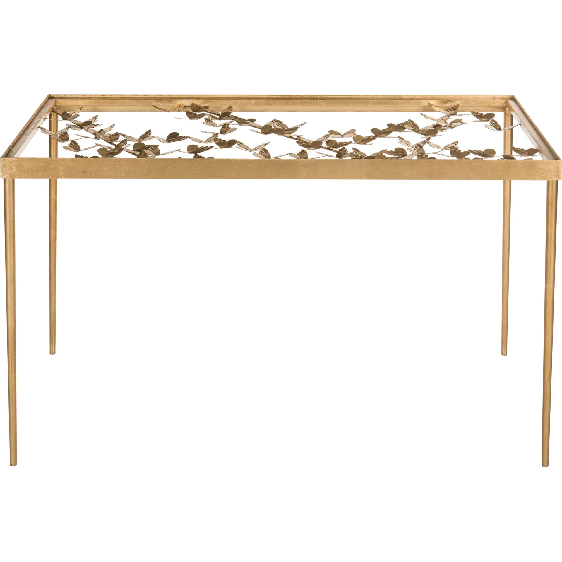 Rodney Butterfly Desk Antique Gold - Image 2