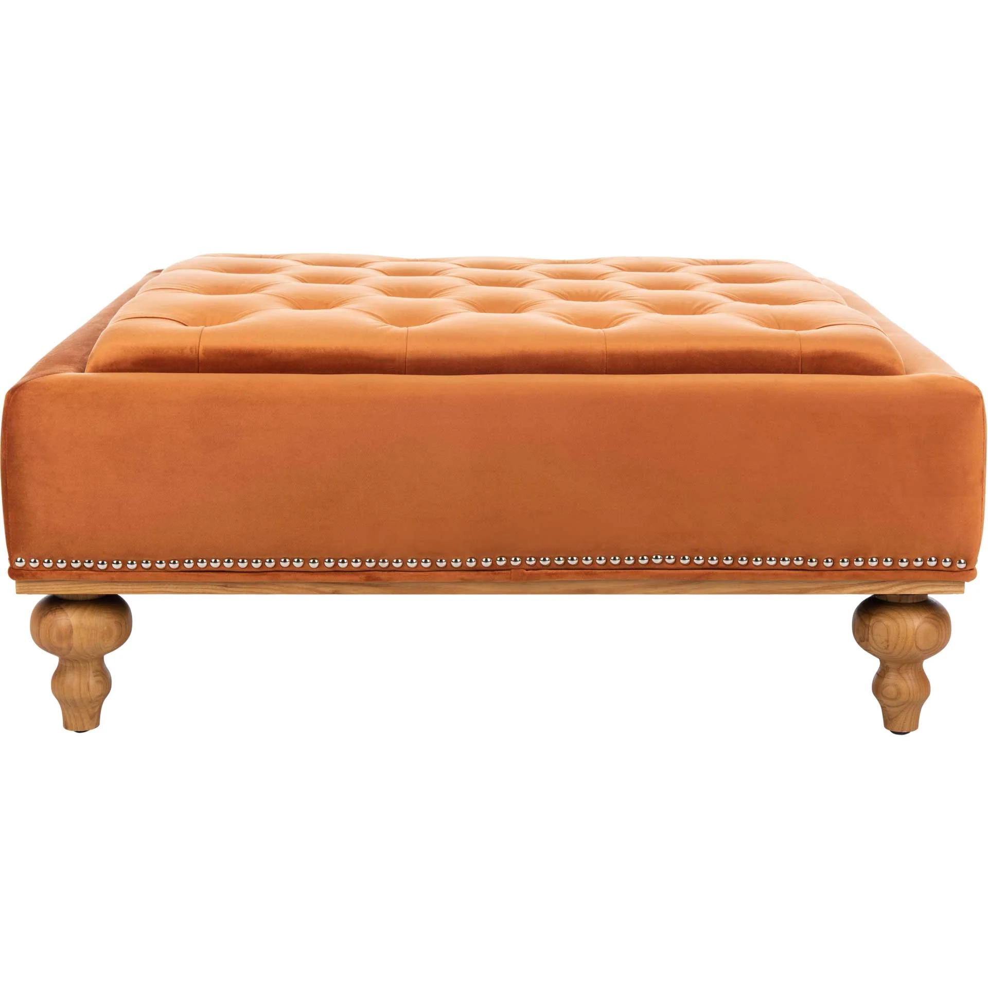 Rohan Tufted Ottoman Sienna - Image 2