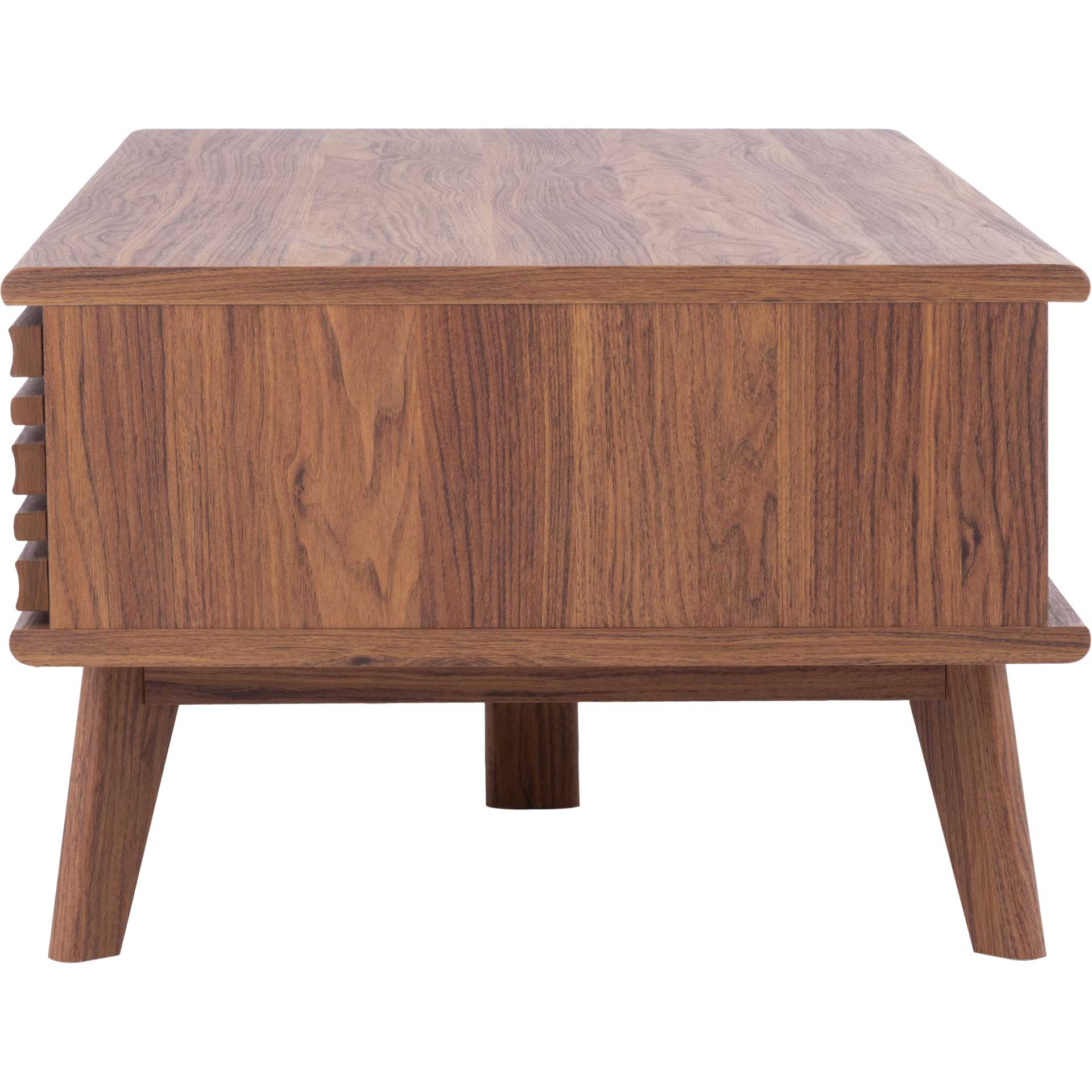 Roitfeld 1 Shelf Coffee Table Walnut - Image 3