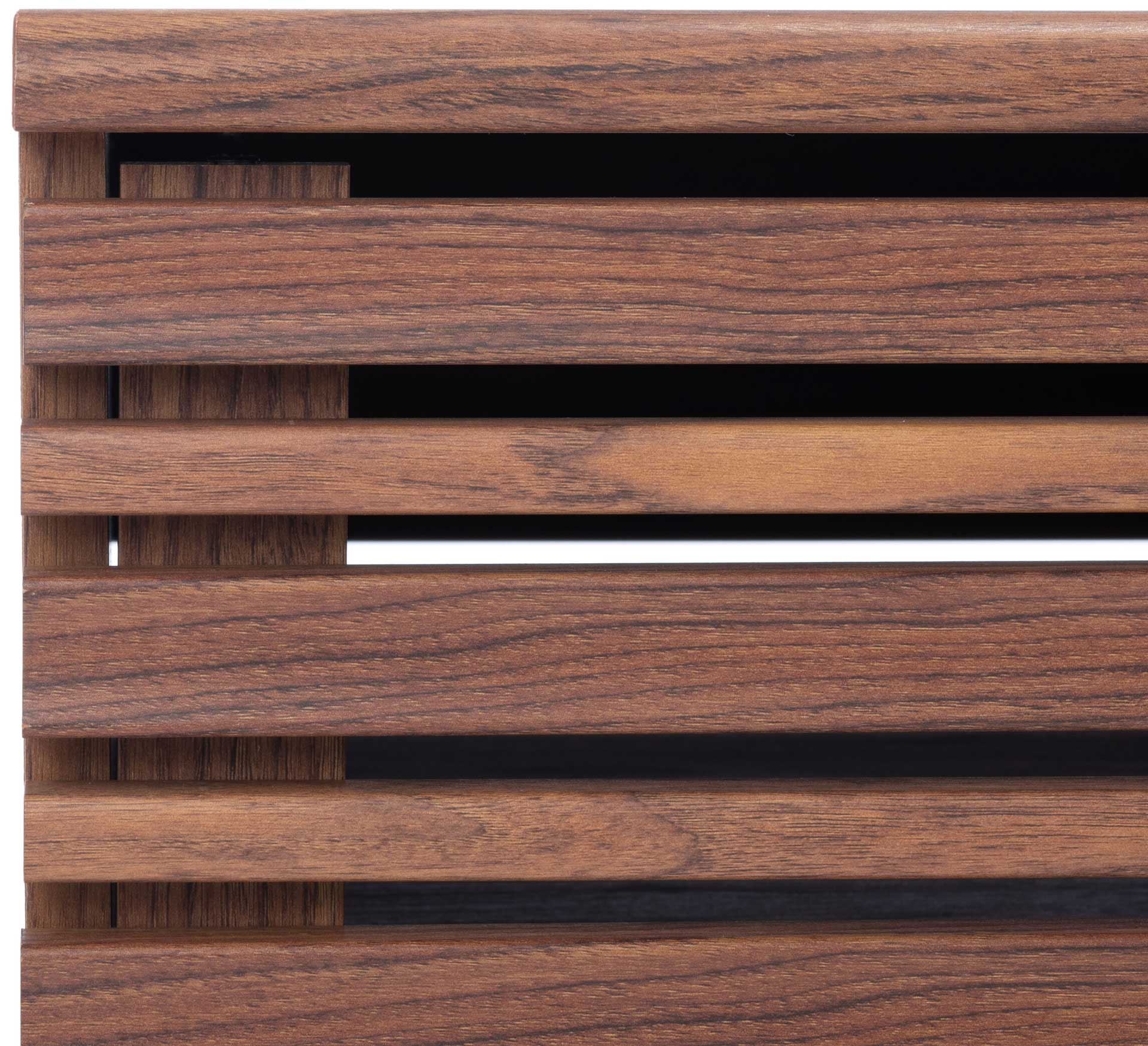 Roitfeld 1 Shelf Coffee Table Walnut - Image 4
