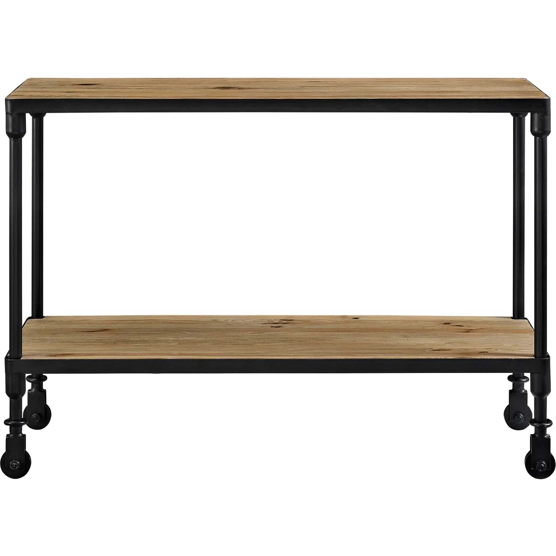 Roland 42" Wood TV Stand Brown - Image 2