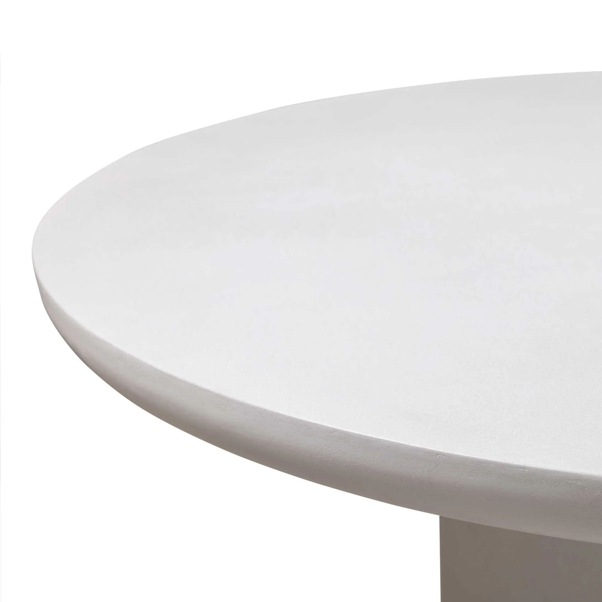 Roland Concrete Dining Table Ivory - Image 3