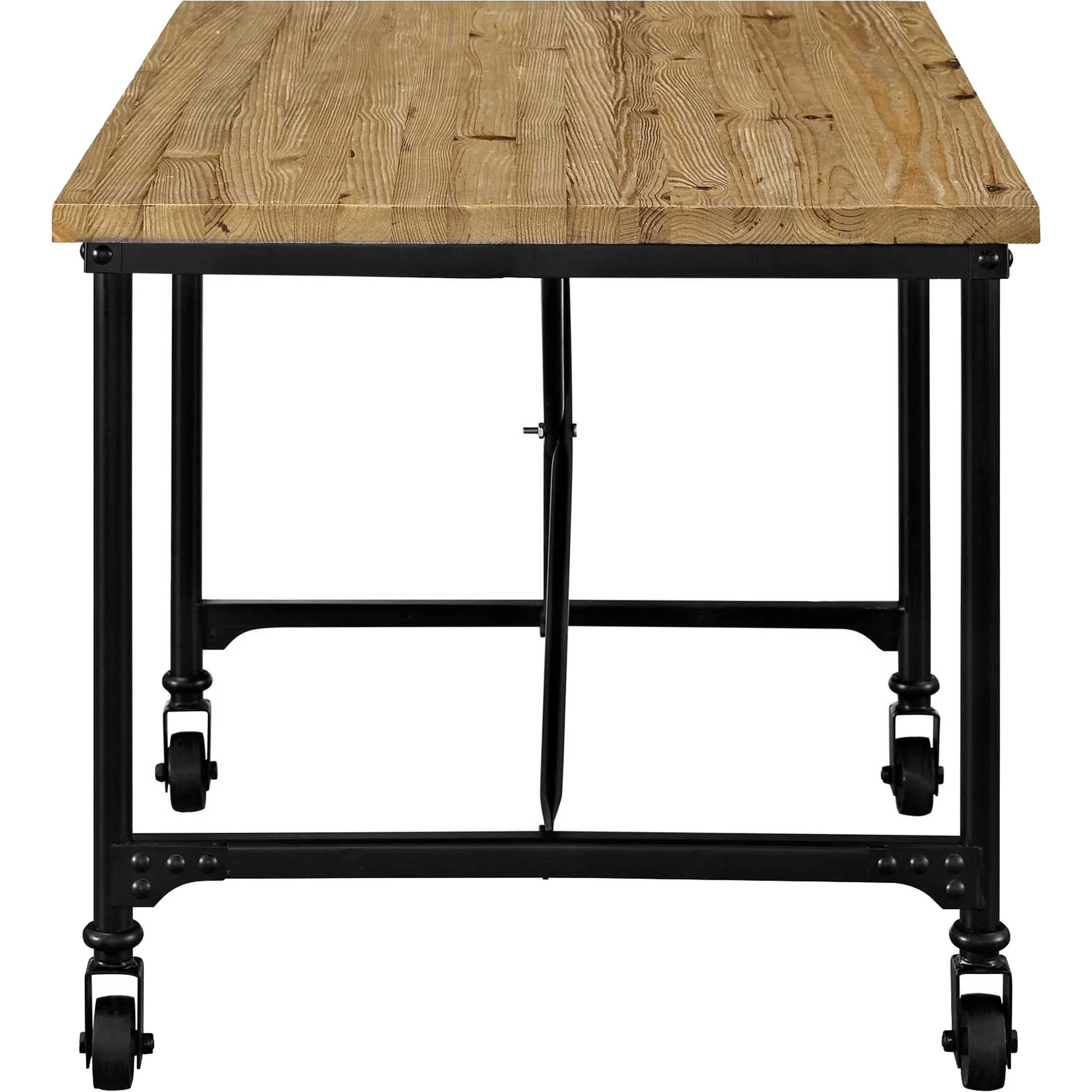 Roland Wood Office Desk Brown - Image 3