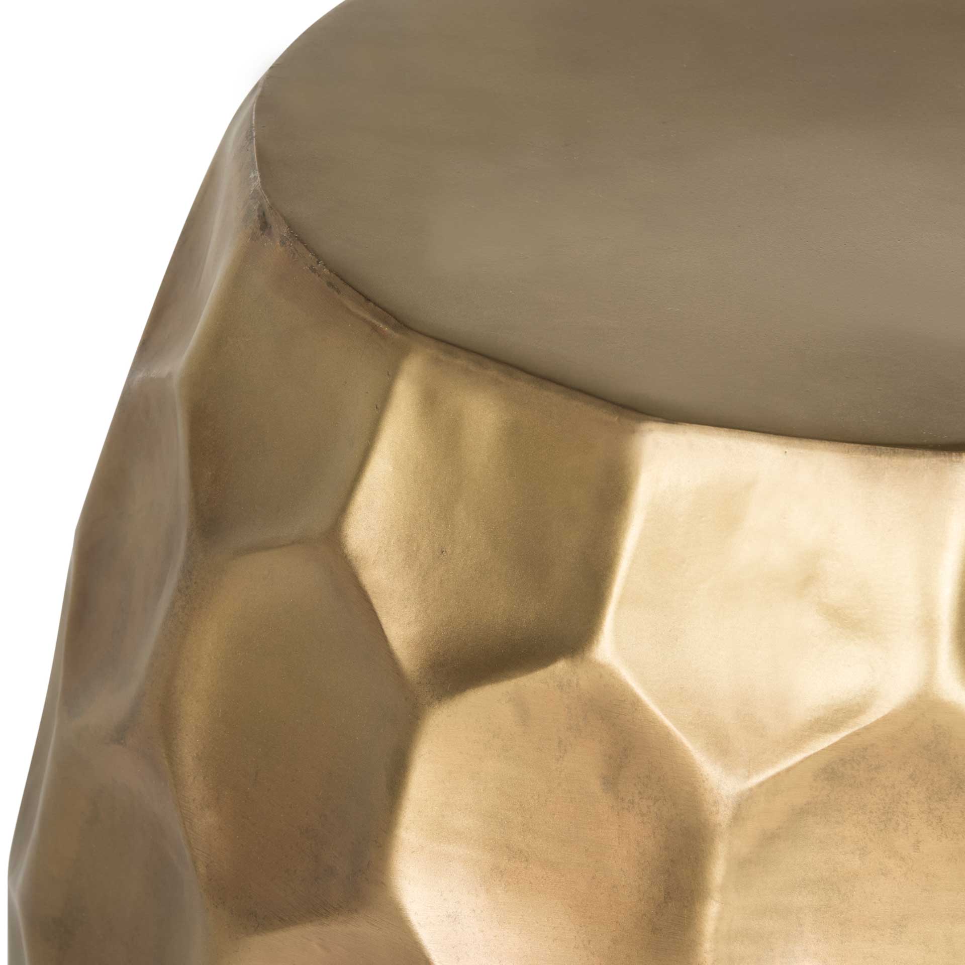 Rolando Side Table Antique Brass - Image 2