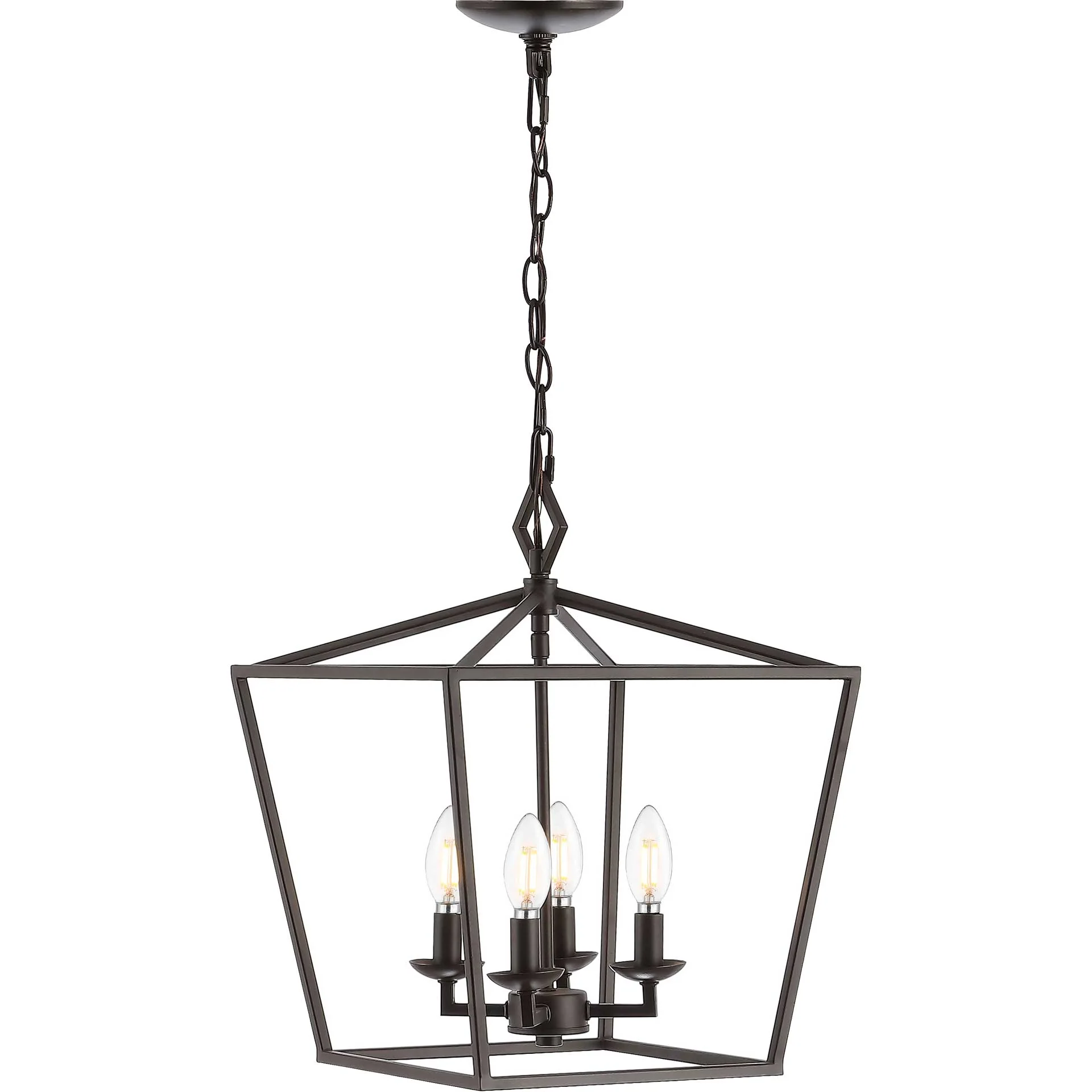 Roma 4 Light Pendant Bronze/Black - Image 2
