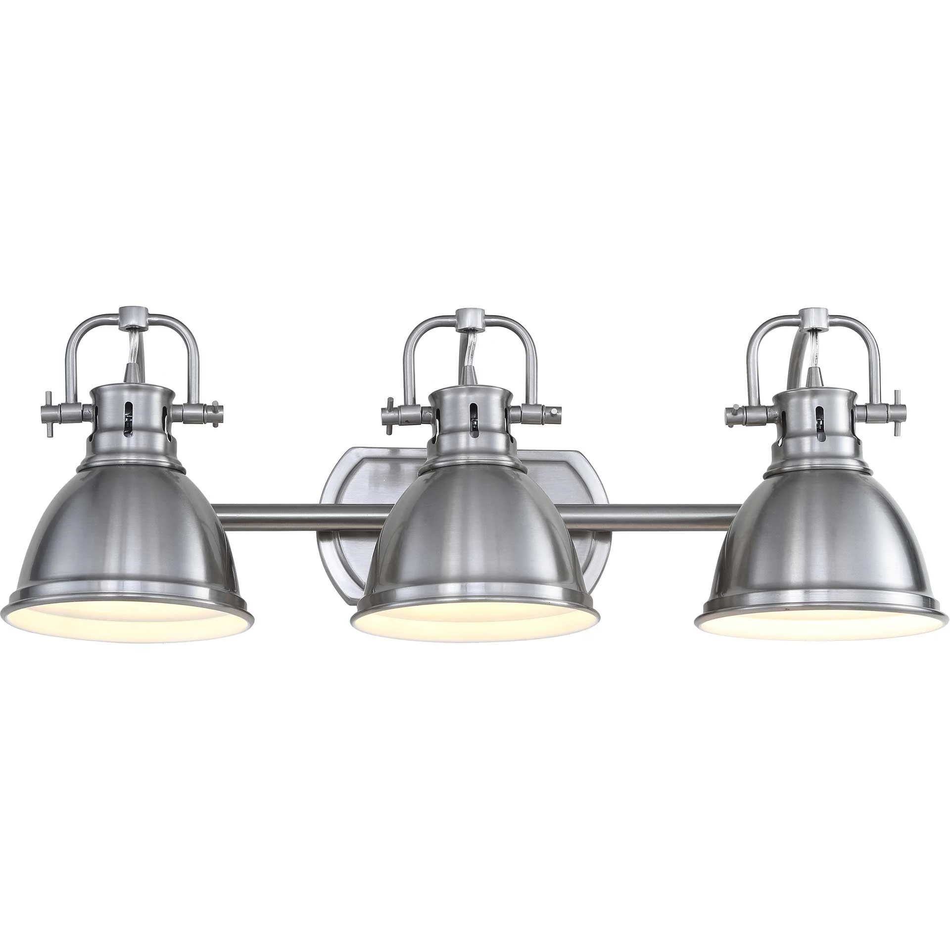 Rome 3 Light Sconce Brush Nickel - Image 2