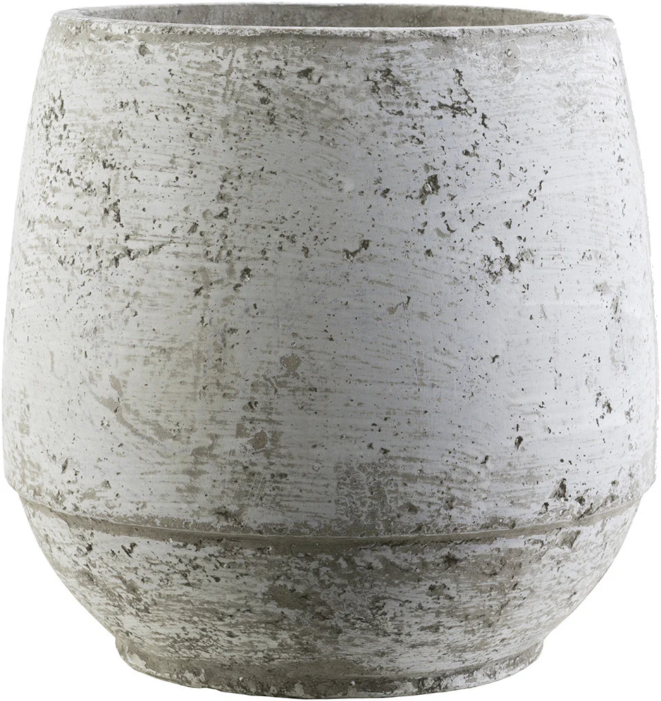 Rome Cement Pot Light Gray - Image 2
