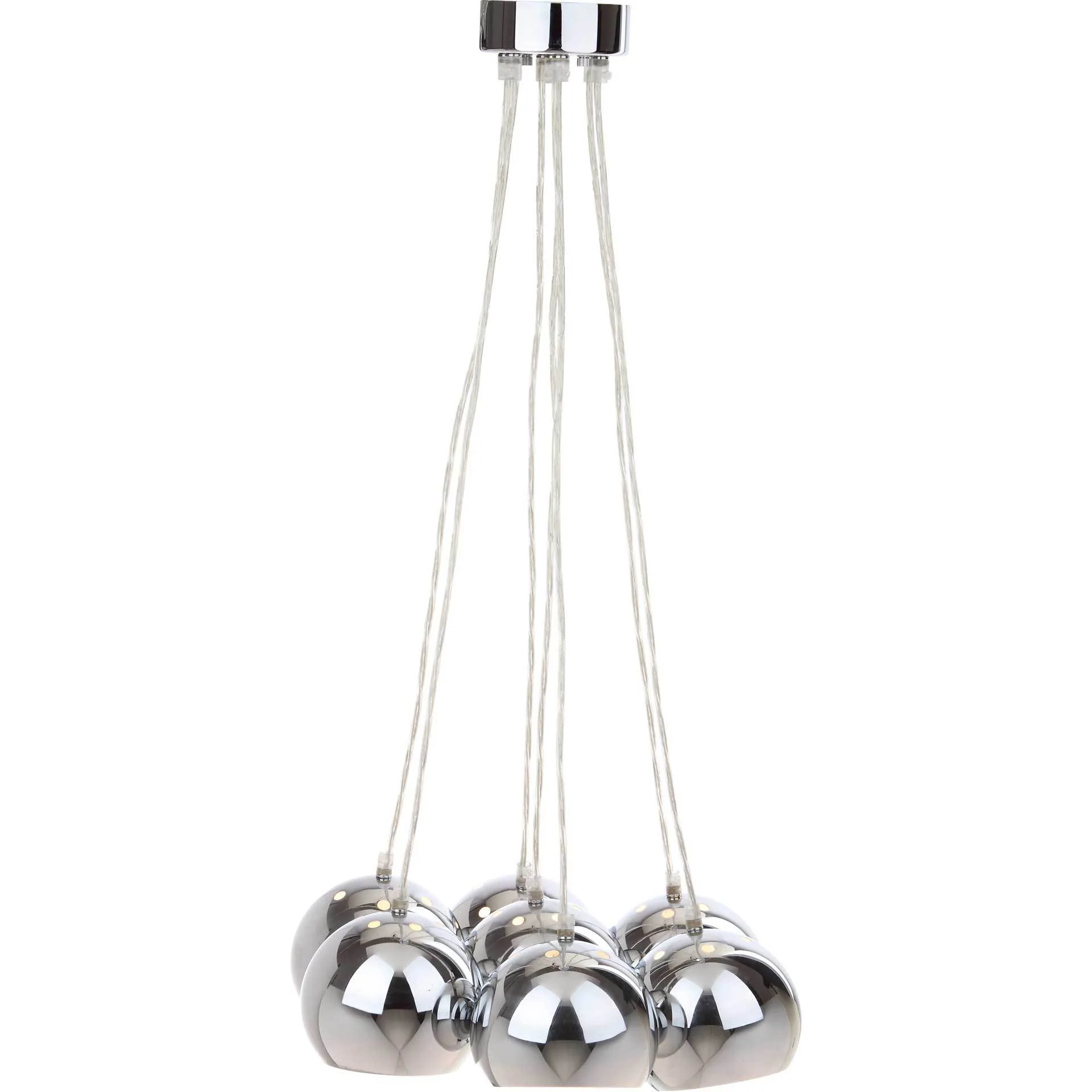 Romeo Bearing Adjustable Pendant Lamp Chrome - Image 2