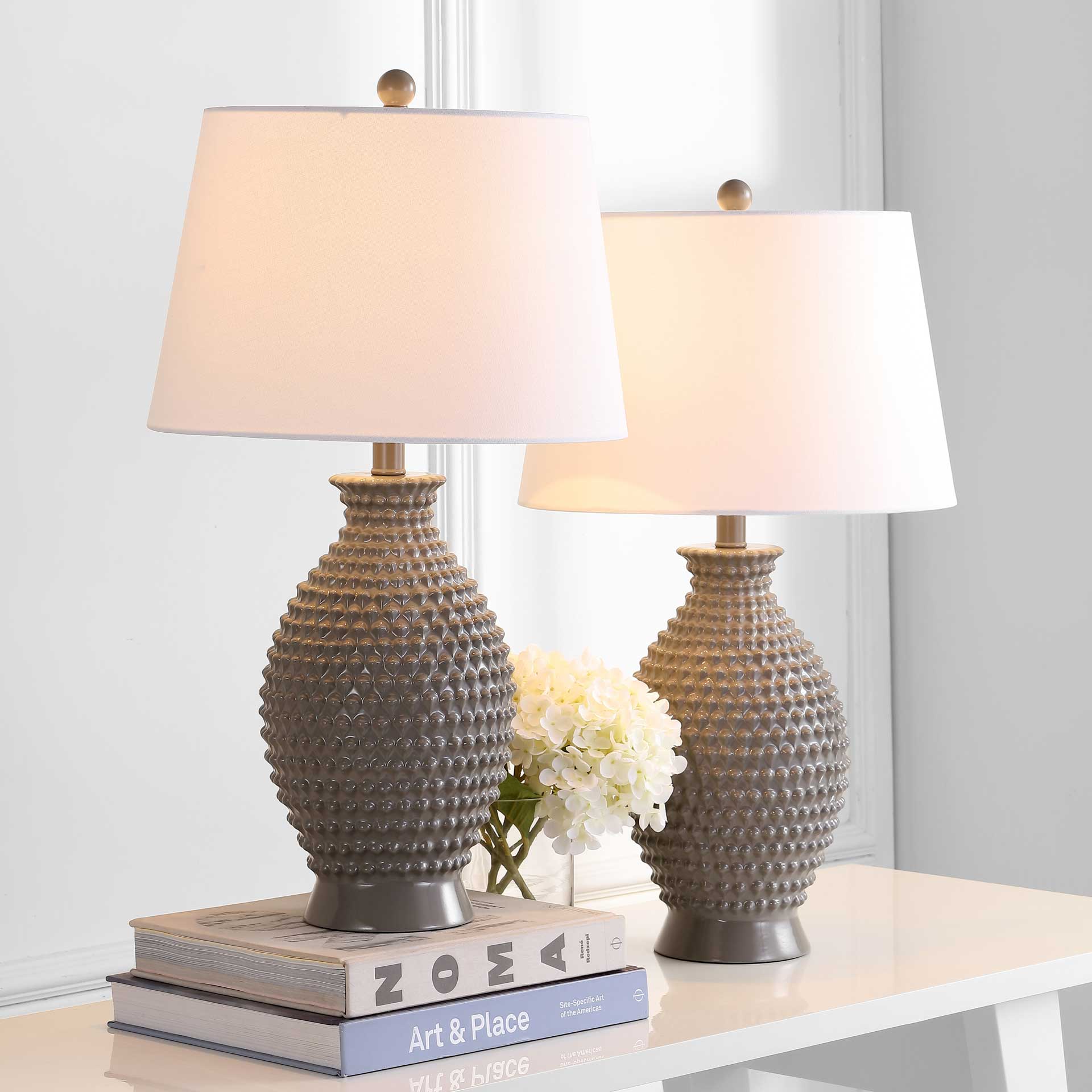 Romina Table Lamp Gray (Set of 2) - Image 4