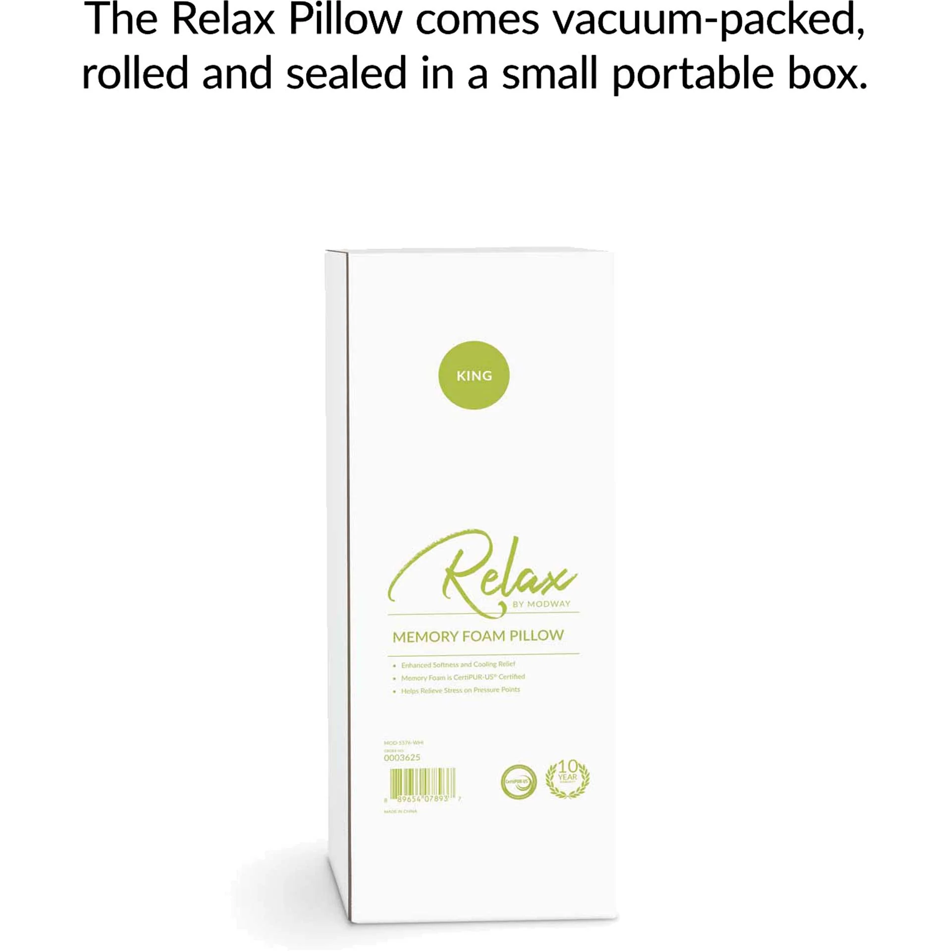 Ronald King Size Pillow White - Image 7