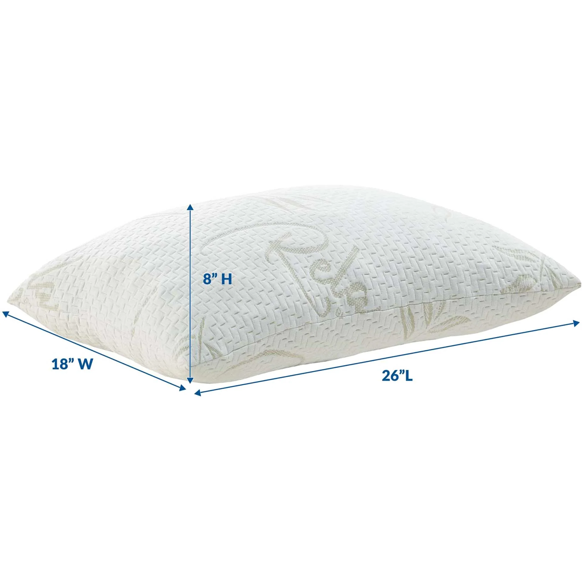 Ronald Standard Size Pillow White - Image 5