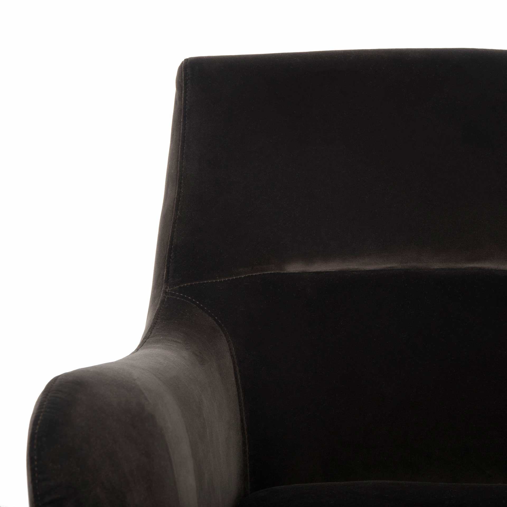 Ronald Velvet Arm Chair Giotto Shale - Image 6