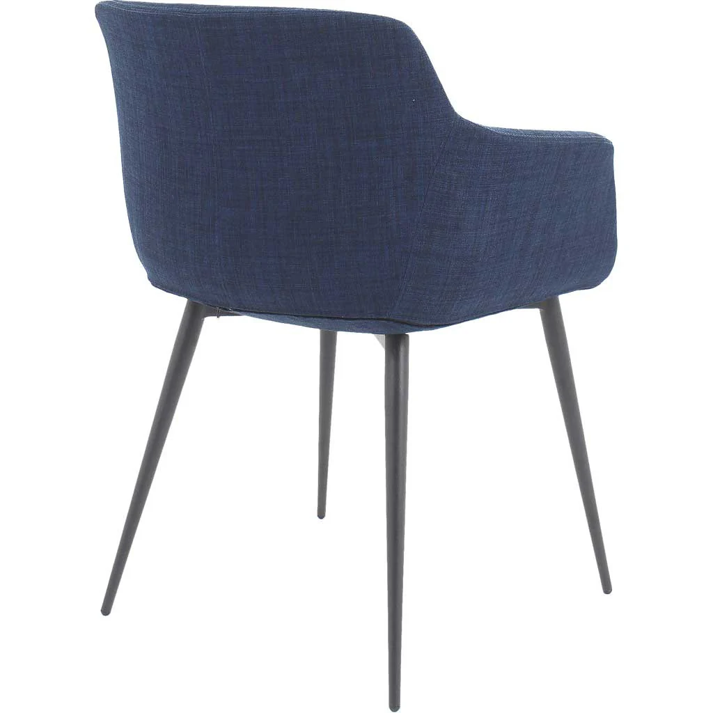 Rondall Arm Chair Blue (Set of 2) - Image 3