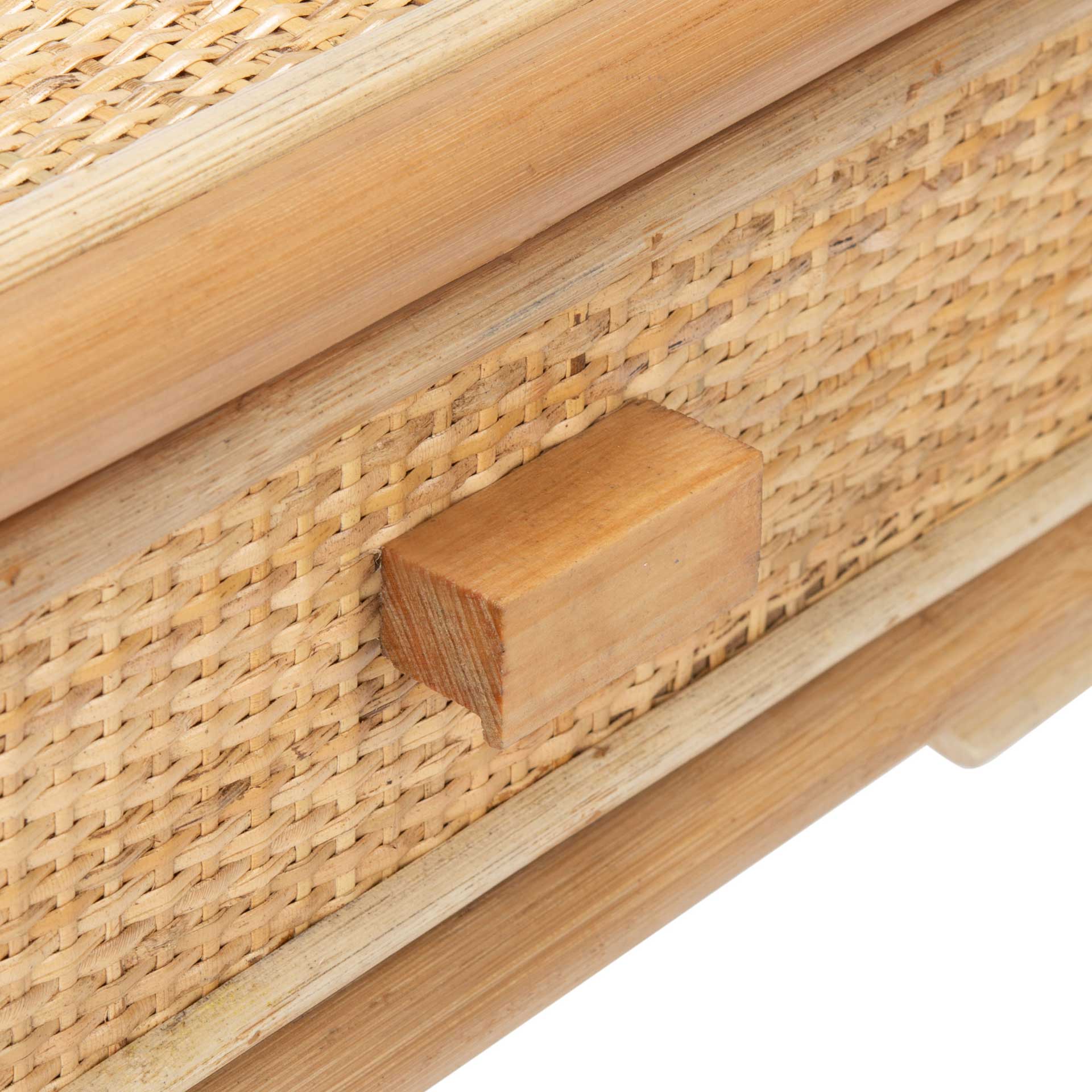 Ronin 1 Drawer 1 Shelf Nightstand Natural - Image 6