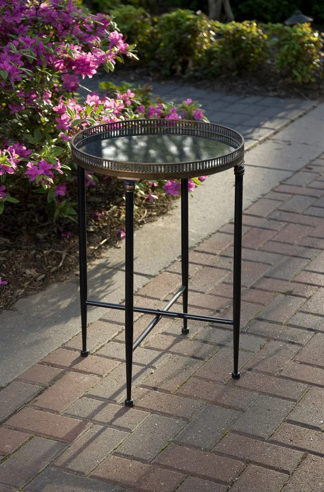 Round Black Accent Table - Image 2