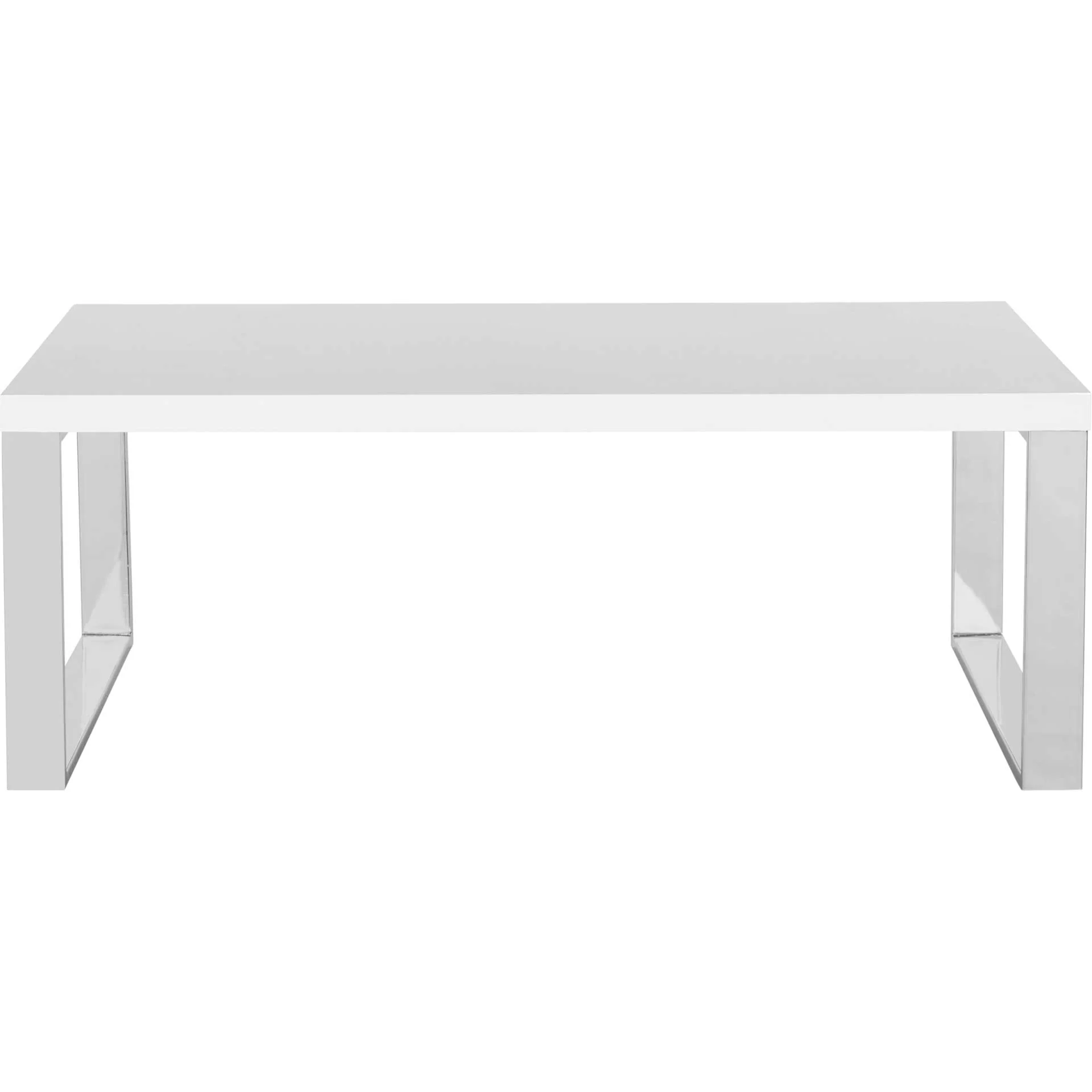 Rove Coffee Table White/Chrome - Image 2