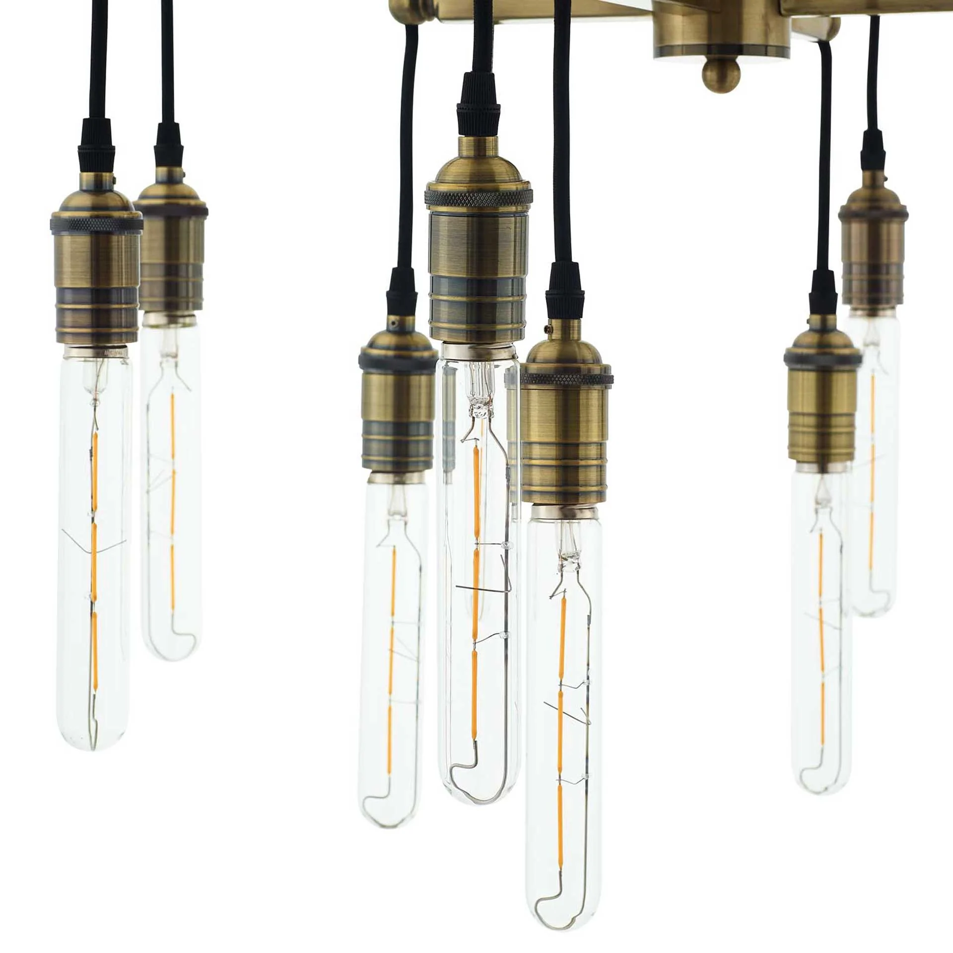 Rubicon Pendant Chandelier Brass Gold/Black - Image 3